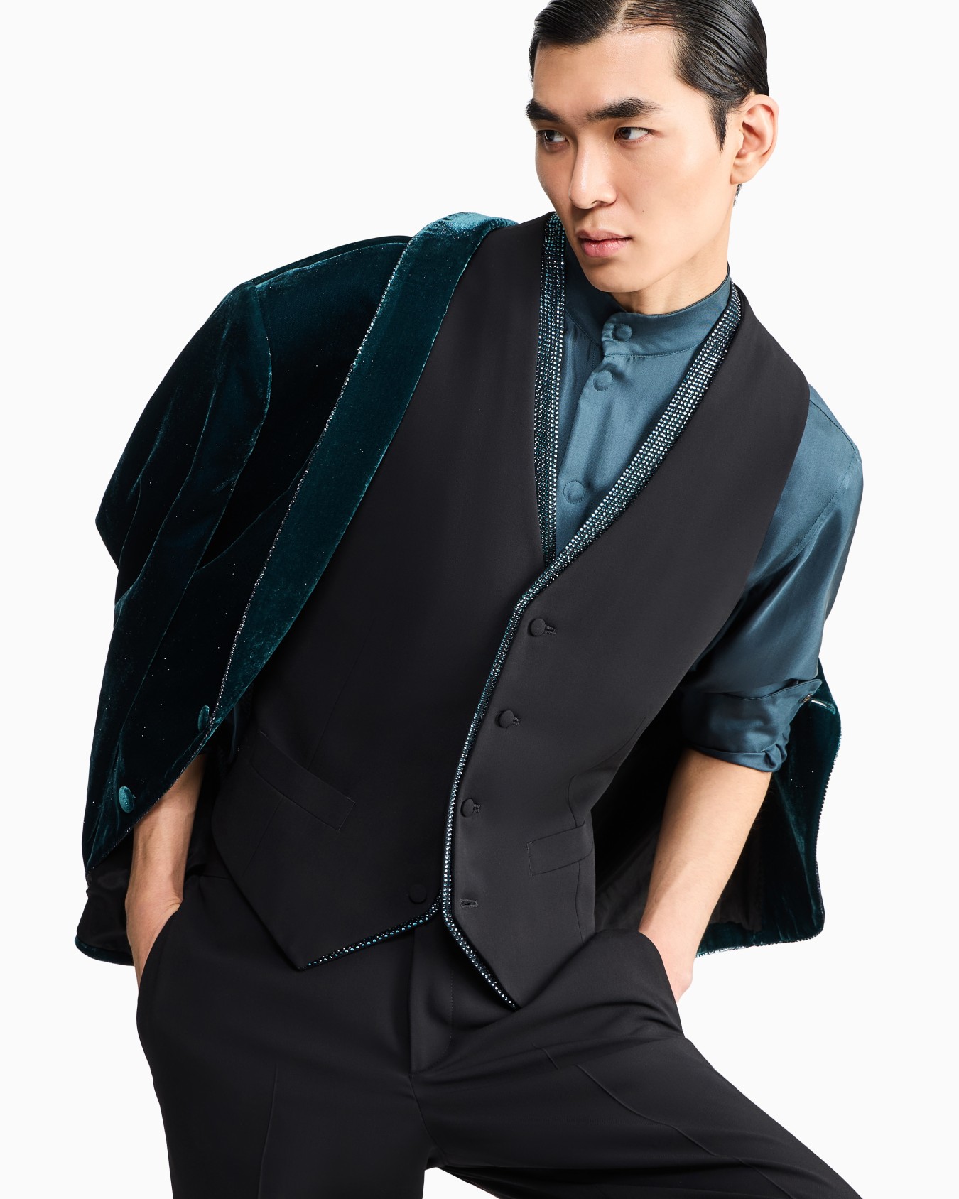 Silk twill shirt Slide 5