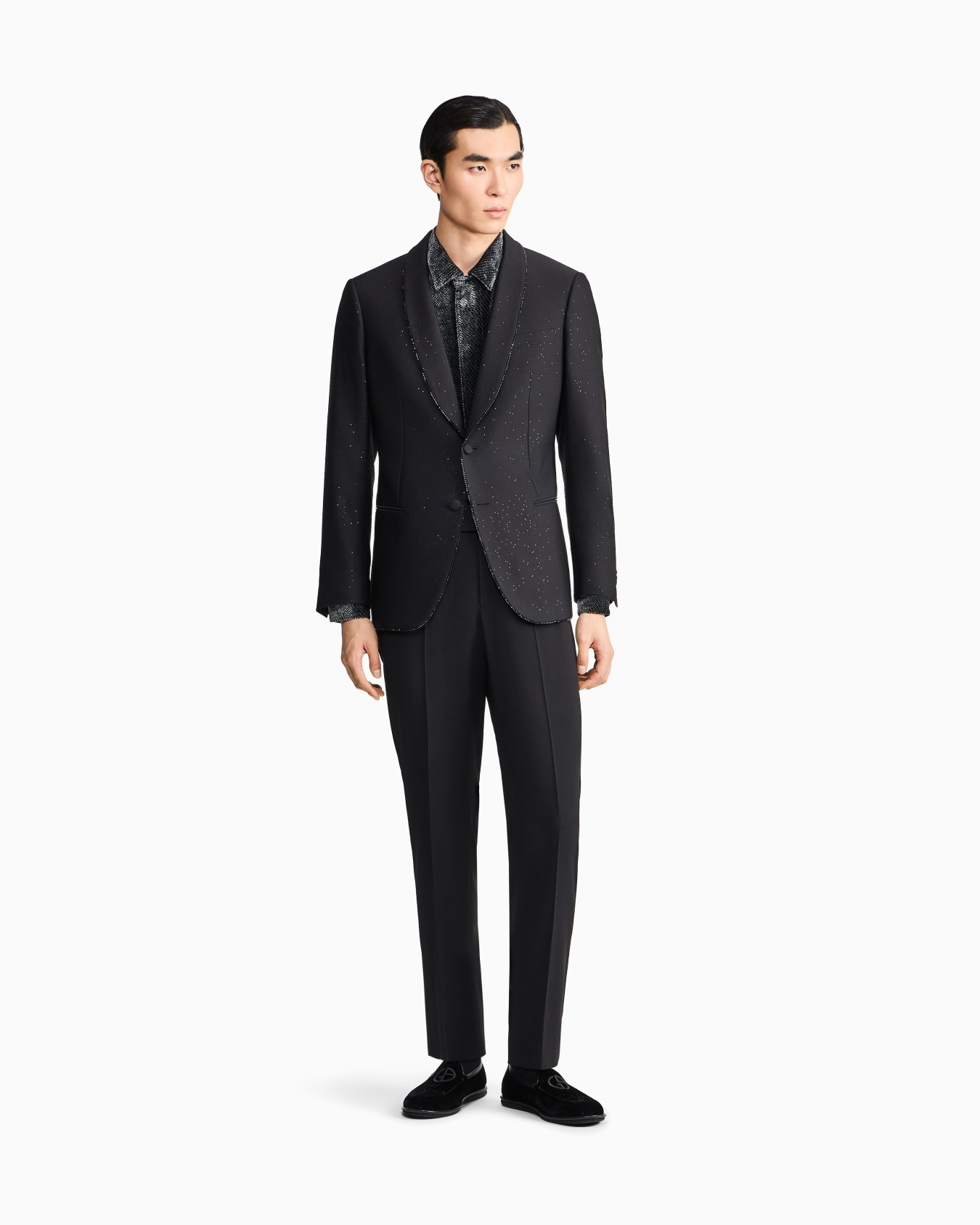 Devorè velvet shirt Slide 1