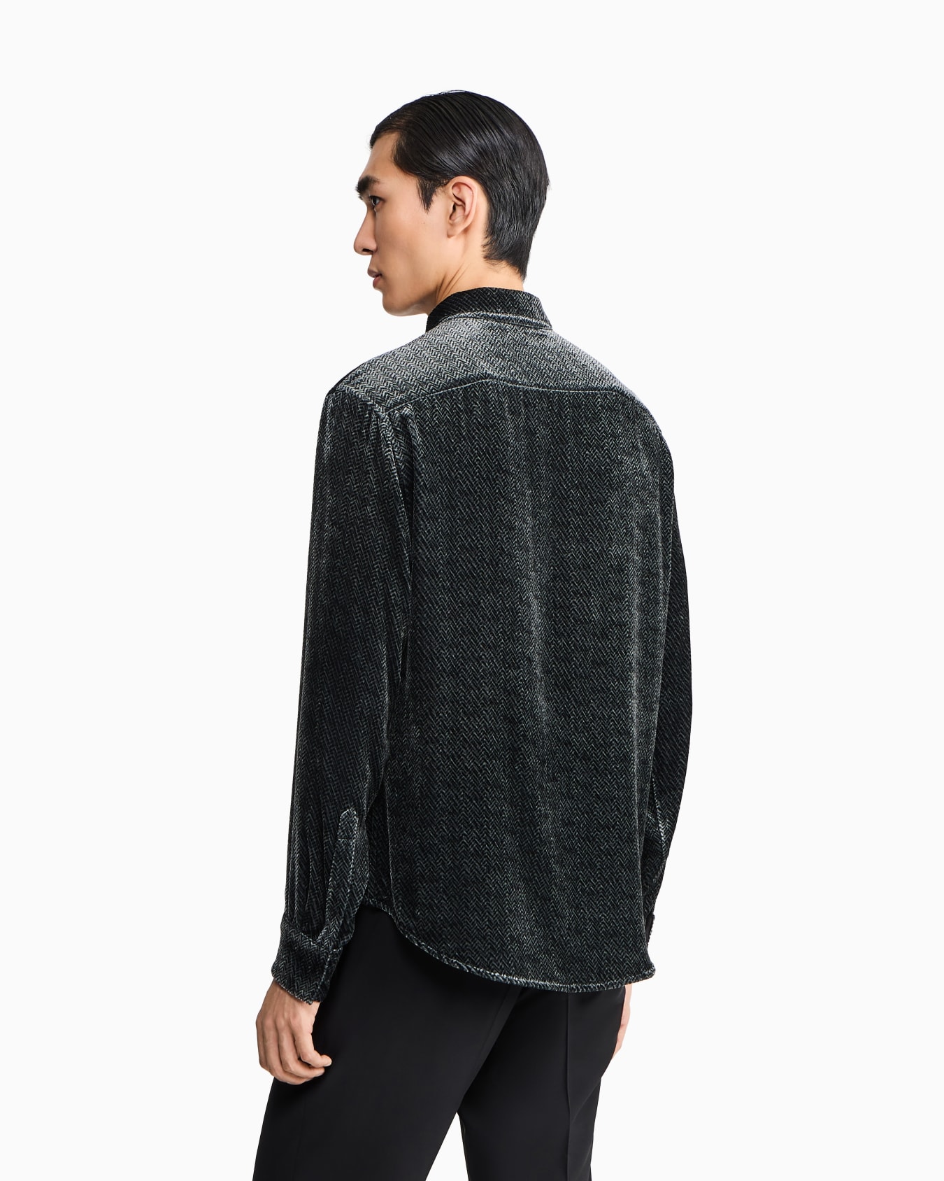 Devorè velvet shirt Slide 2