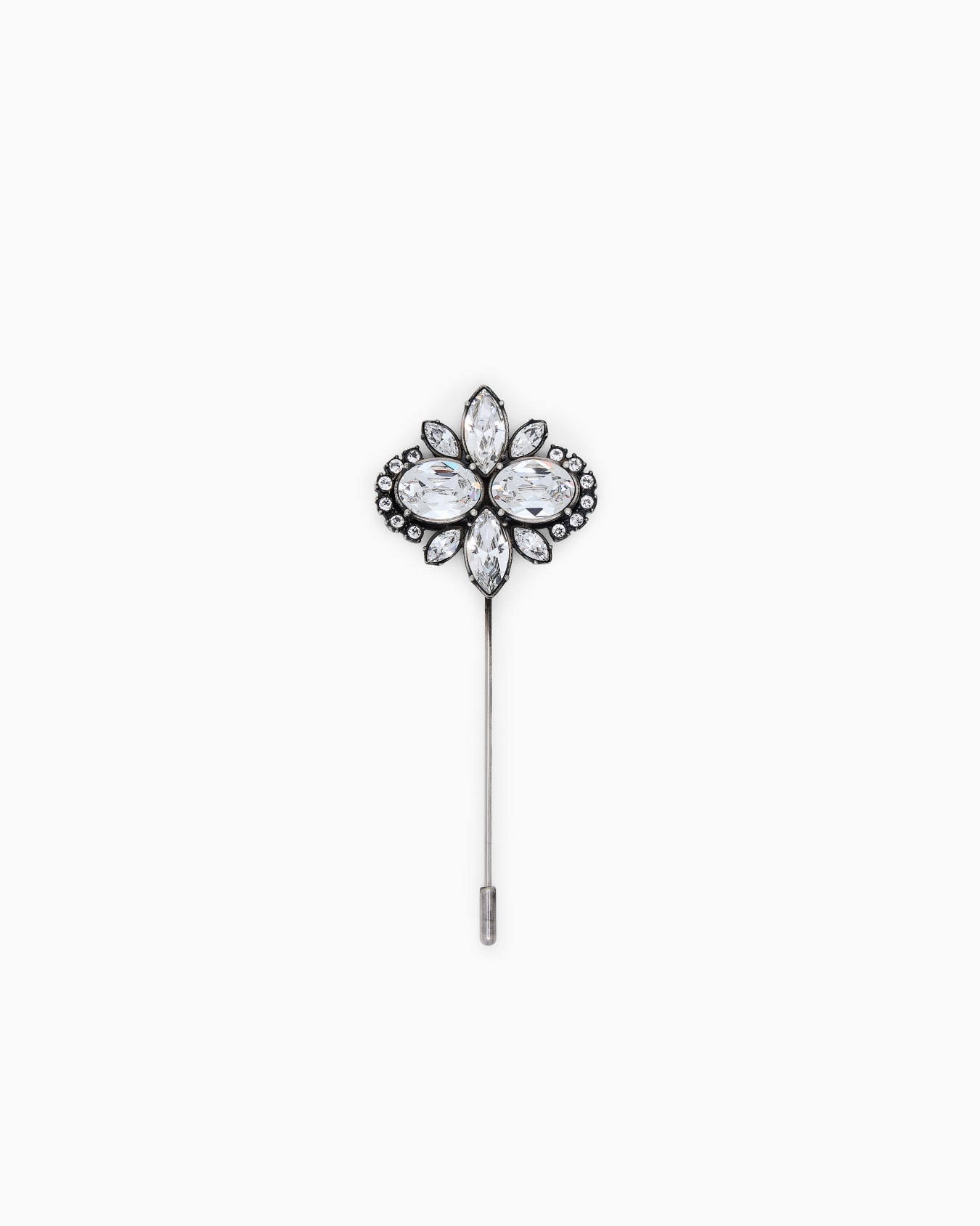 Metal pin with floral element Slide 0