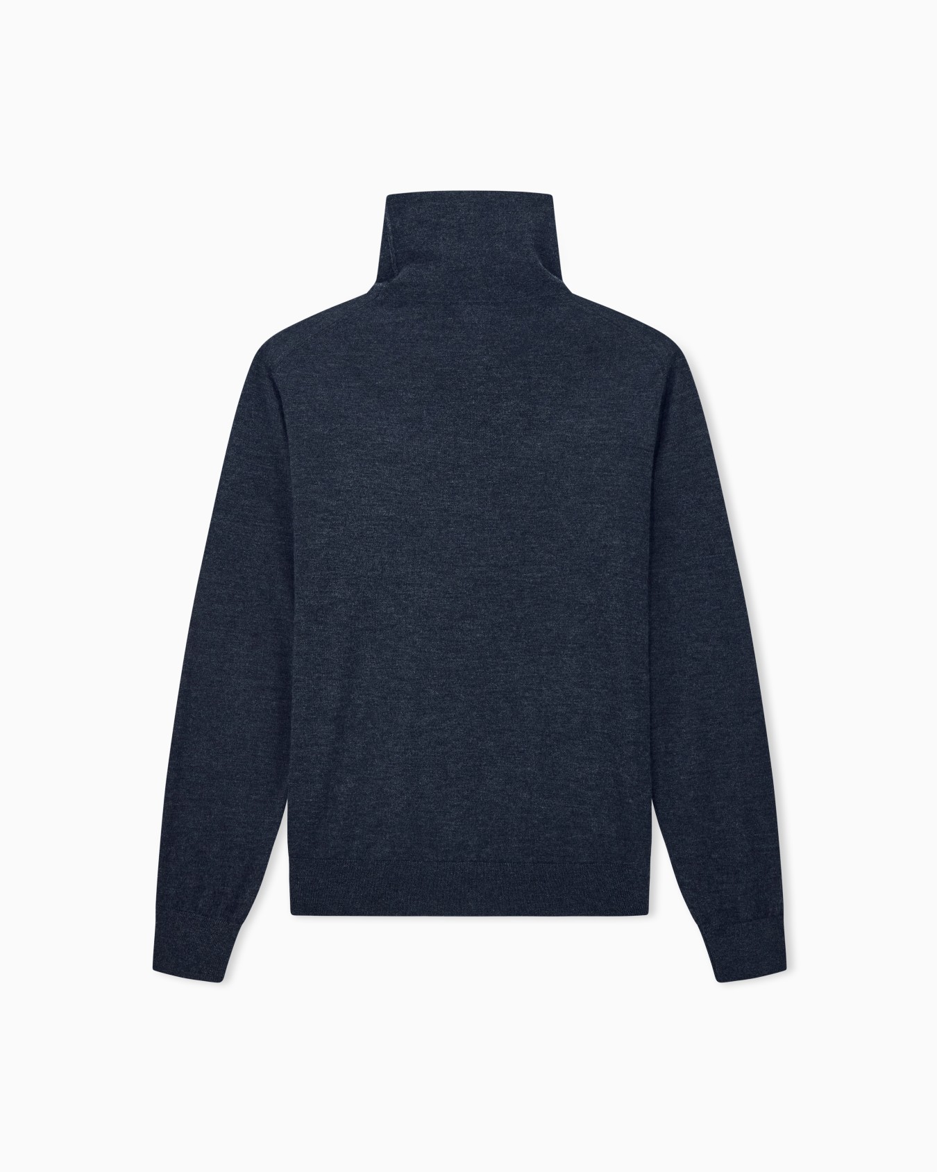 Sweater regular fit plain knit cashmere Slide 1
