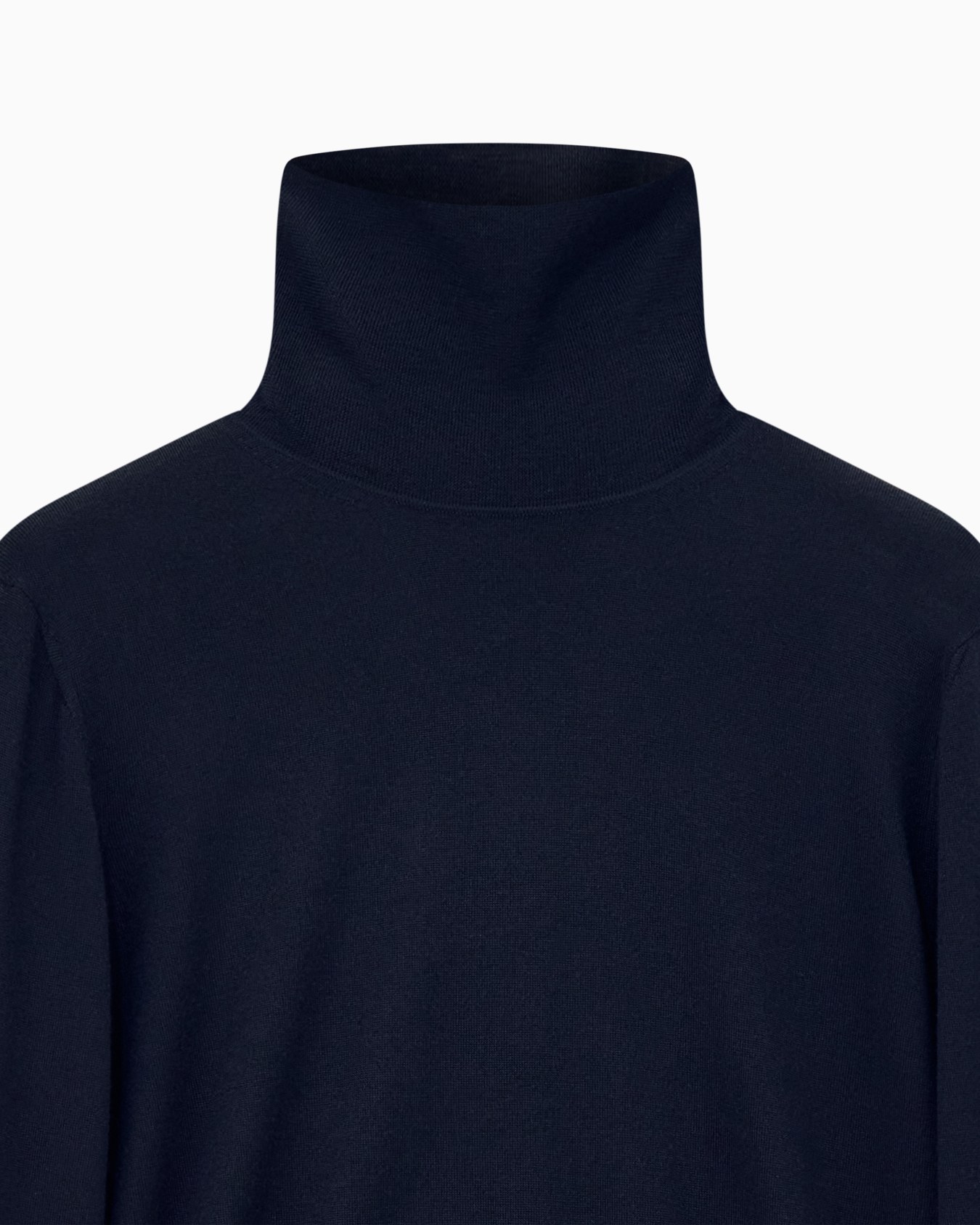 Sweater regular fit plain knit cashmere Slide 4