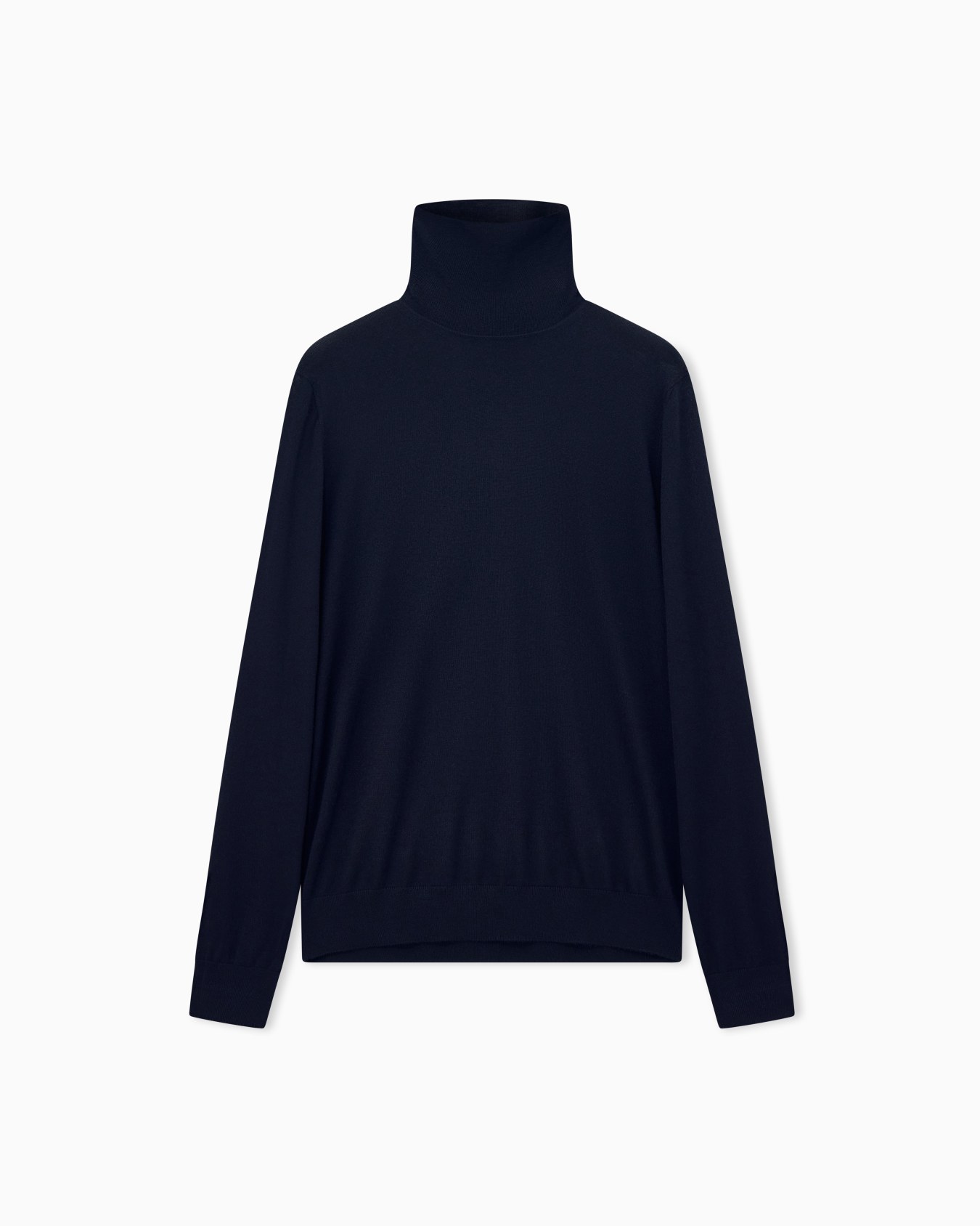 Sweater regular fit plain knit cashmere Slide 0