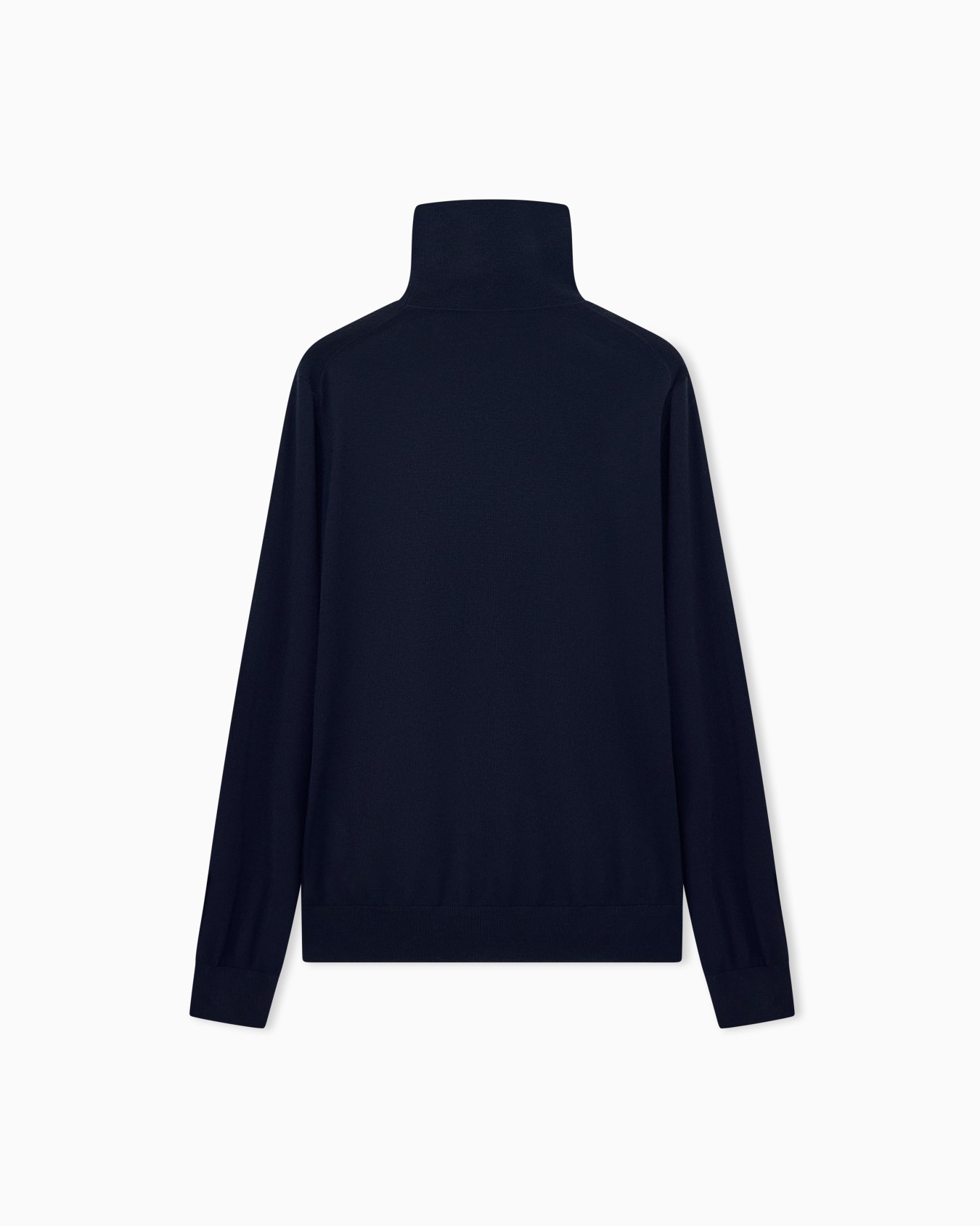 Sweater regular fit plain knit cashmere Slide 2