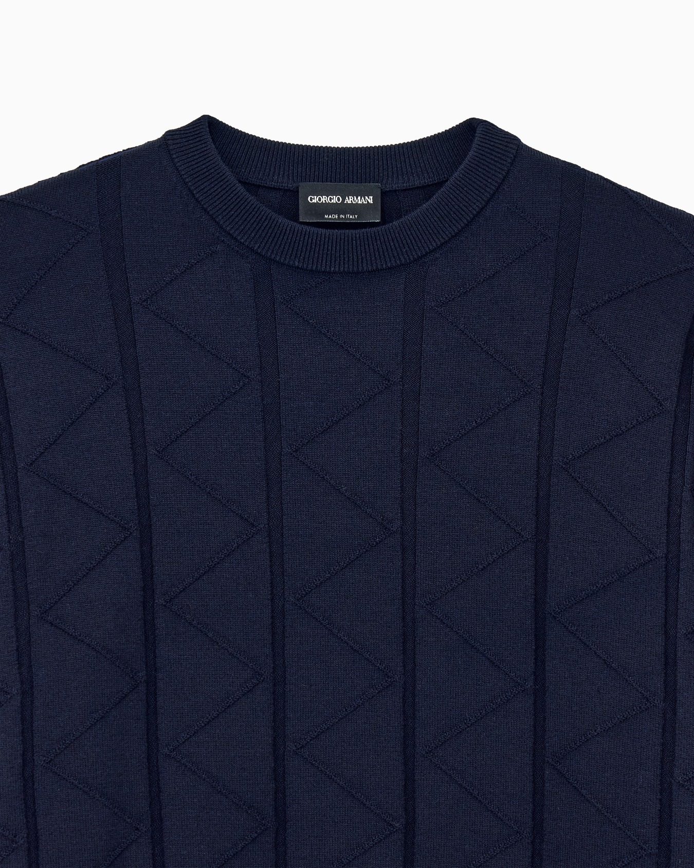 Sweater regular fit chevron virgin wool Slide 4