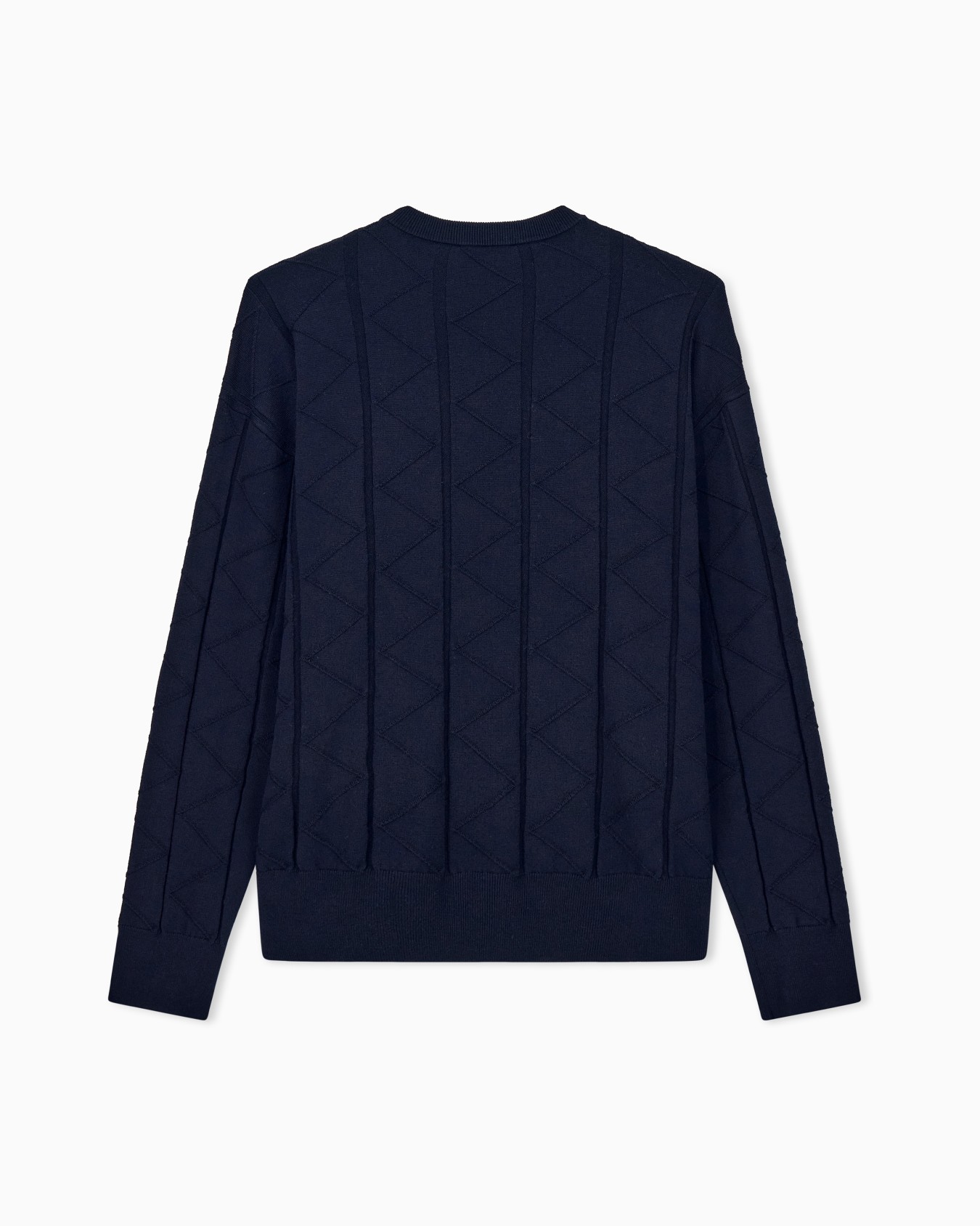 Sweater regular fit chevron virgin wool Slide 2