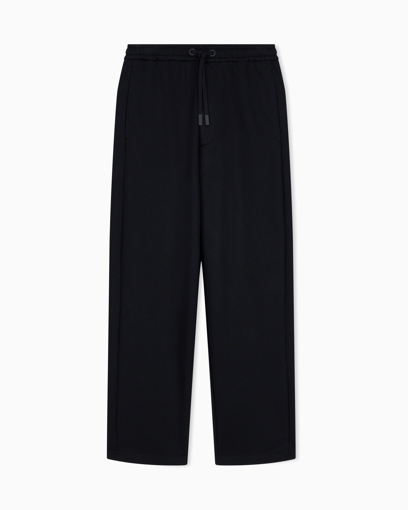Trouser regular fit in modal and cotton double jersey Slide 0