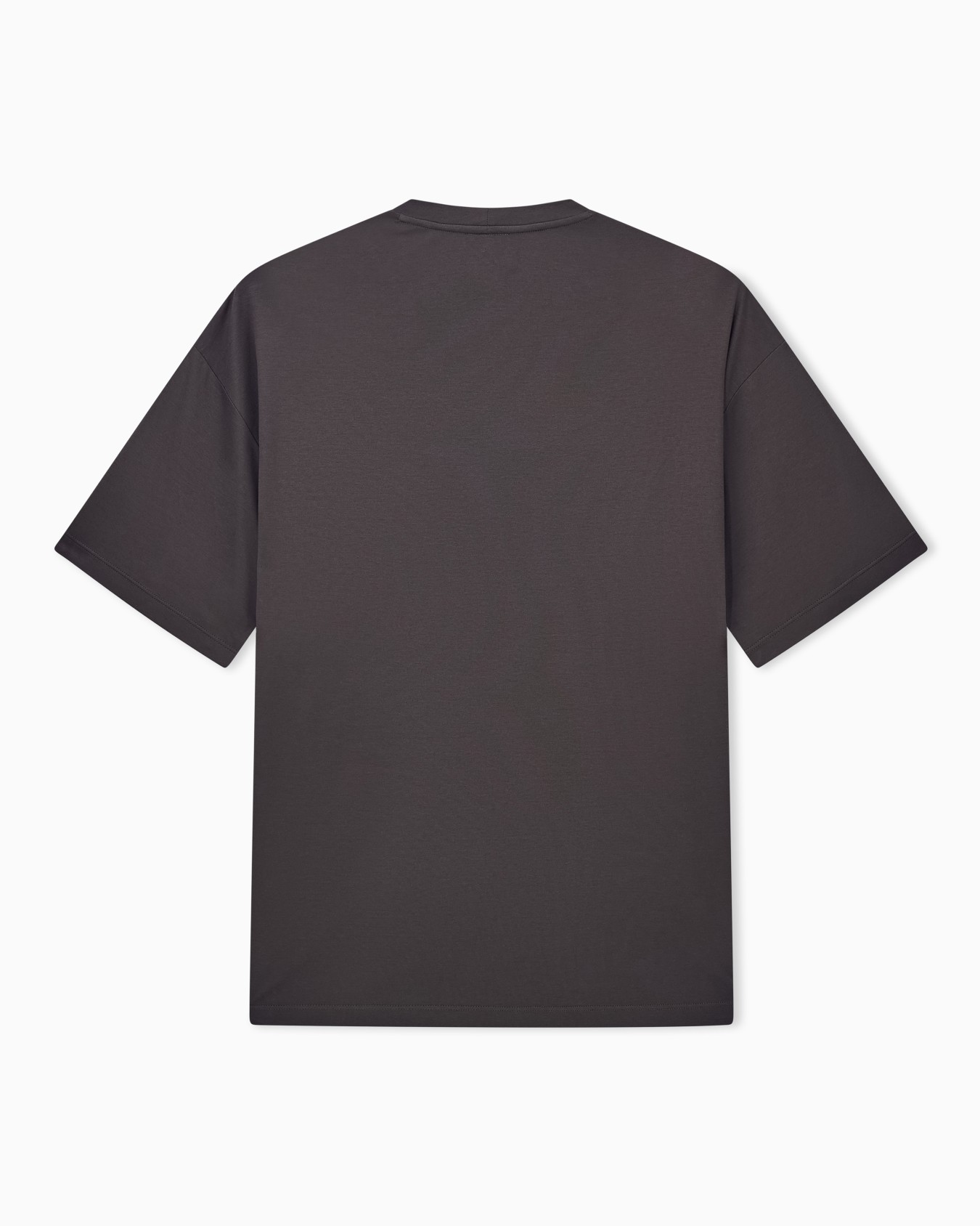 T-shirt regular fit in cotton and modal interlock jersey Slide 1
