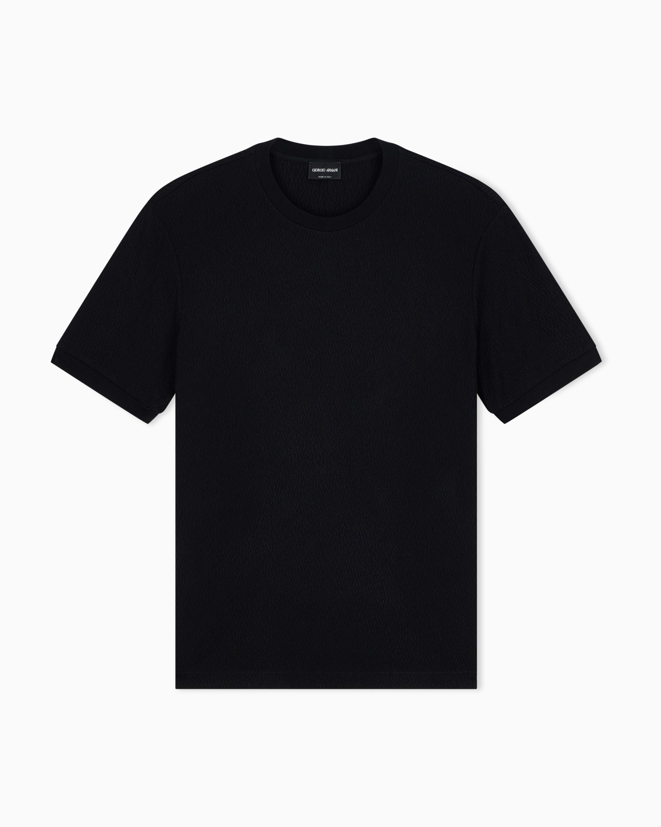 Regular Fit T-Shirt aus Jacquardjersey mit Kaschmir Folie 0