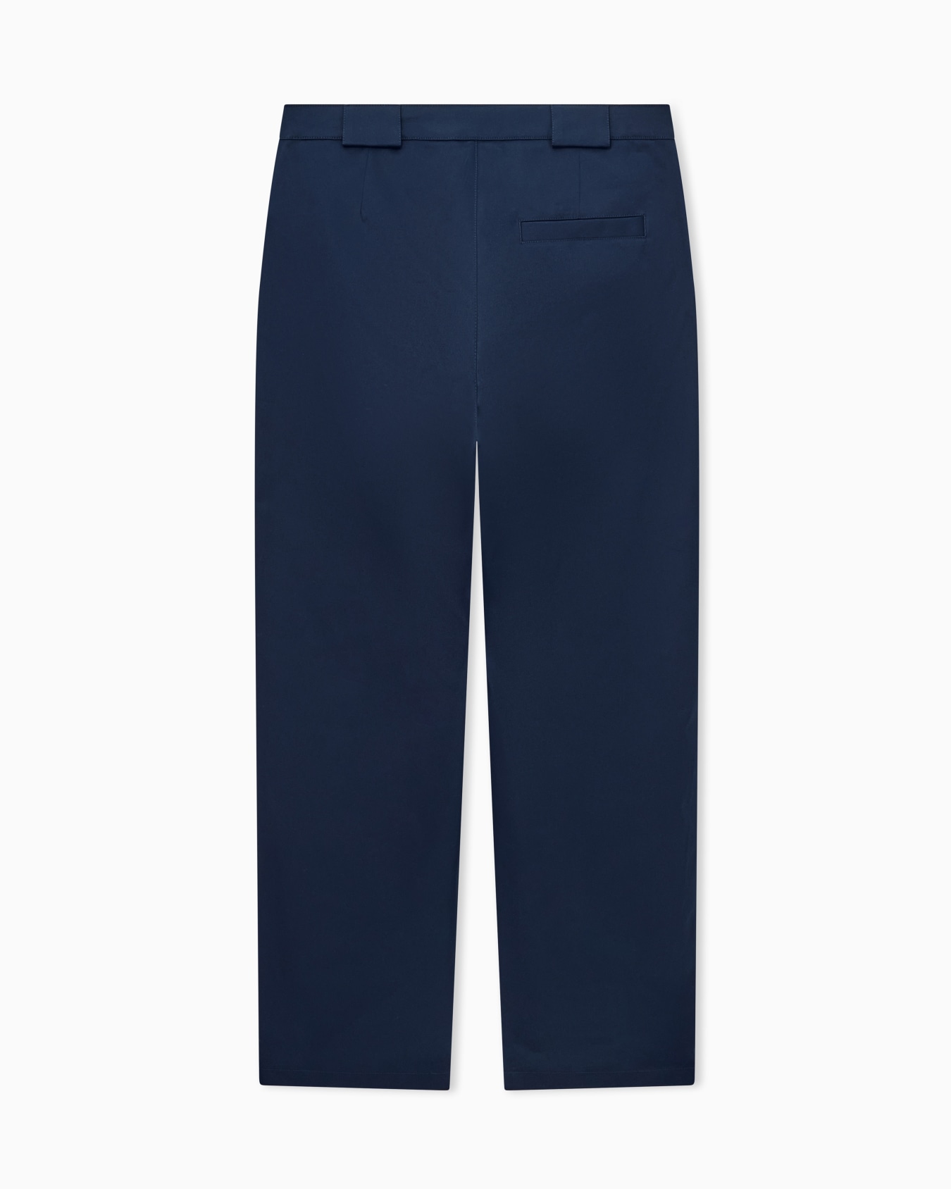 Trouser regular fit in stretch cotton gabardine Slide 1