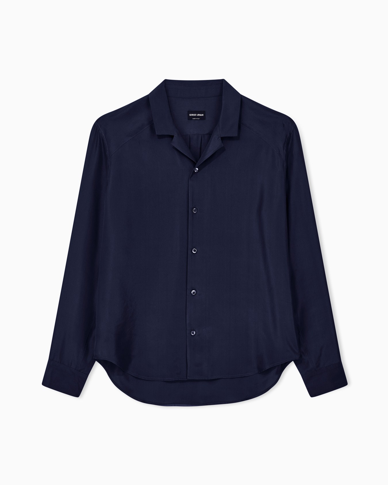Shirt oversized in silk habotai with cupro lining Slide 0