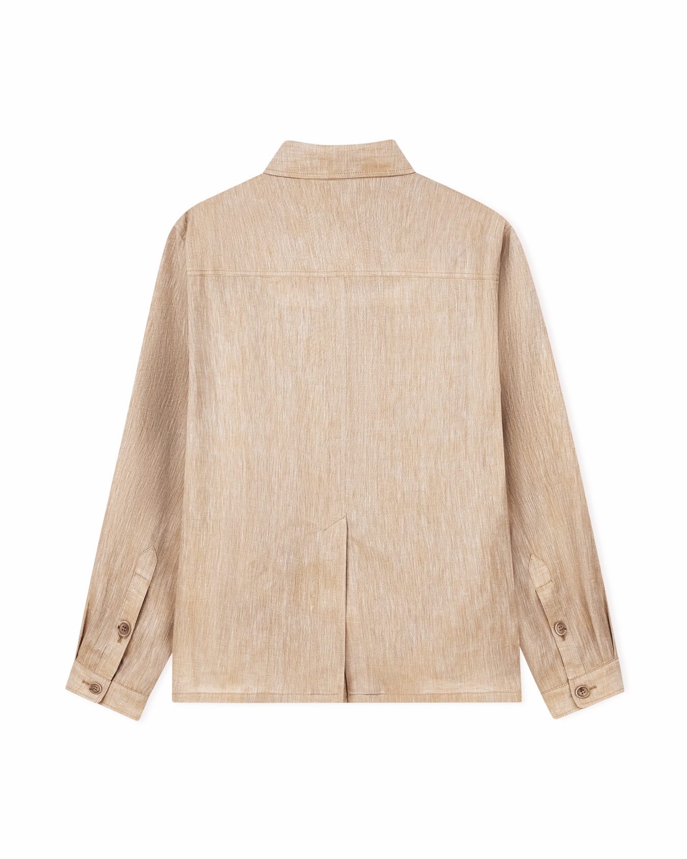 Hemdjacke im Oversize Fit aus Leinen mit Brusttaschen Folie 2