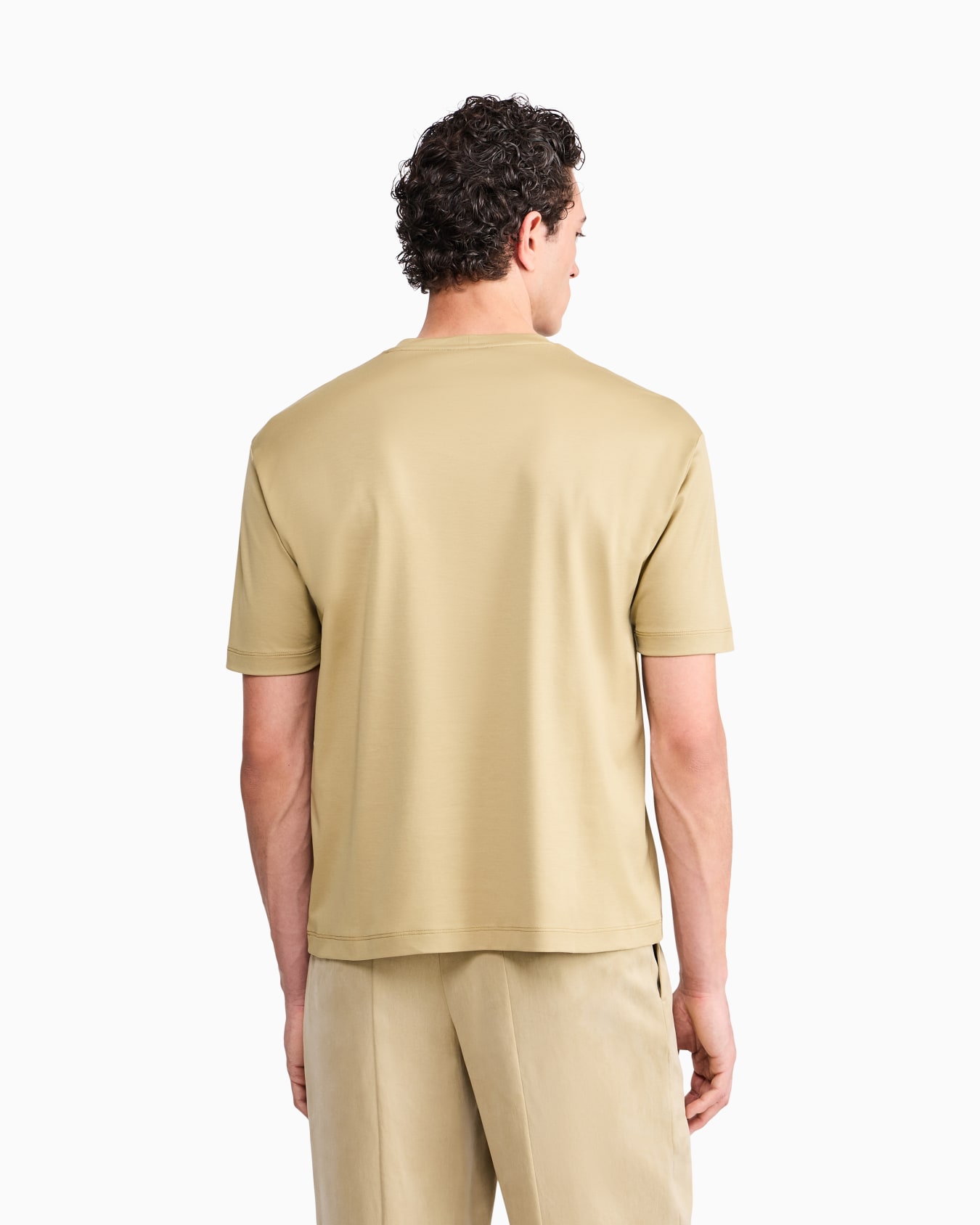 T-shirt Regular fit organic cotton interlock jersey Slide 5