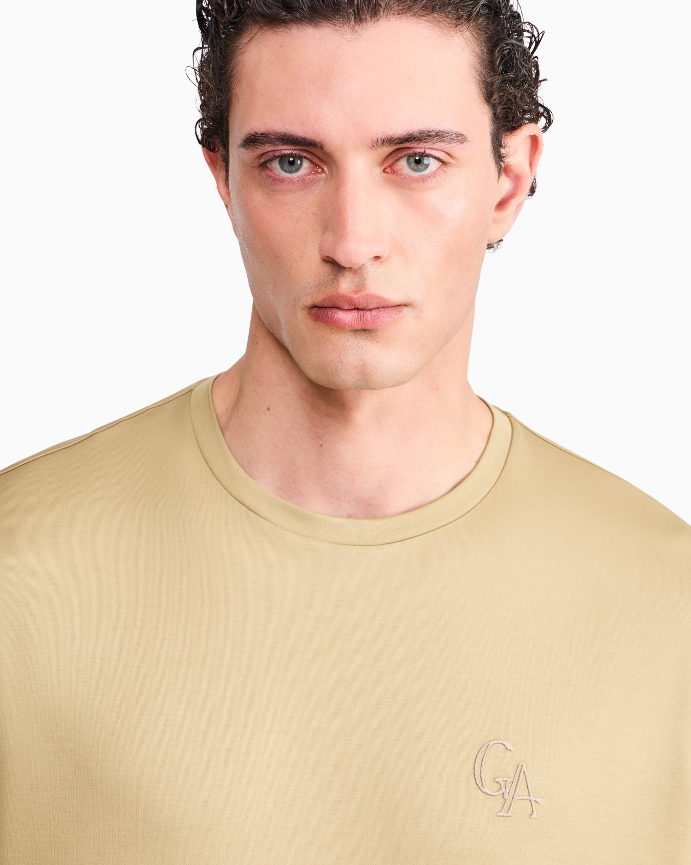 T-shirt Regular fit organic cotton interlock jersey Slide 6