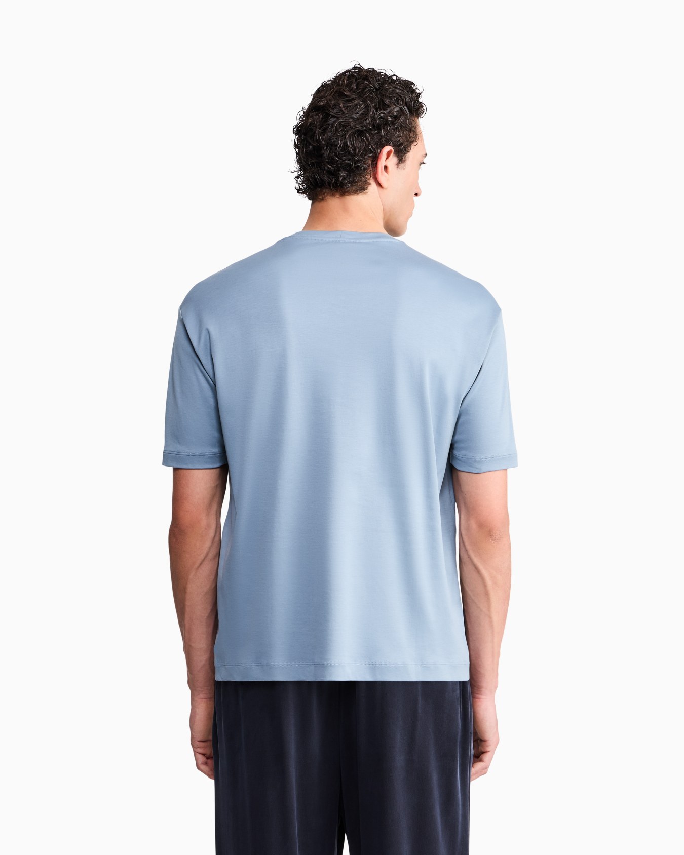 T-shirt Regular fit organic cotton interlock jersey Slide 5