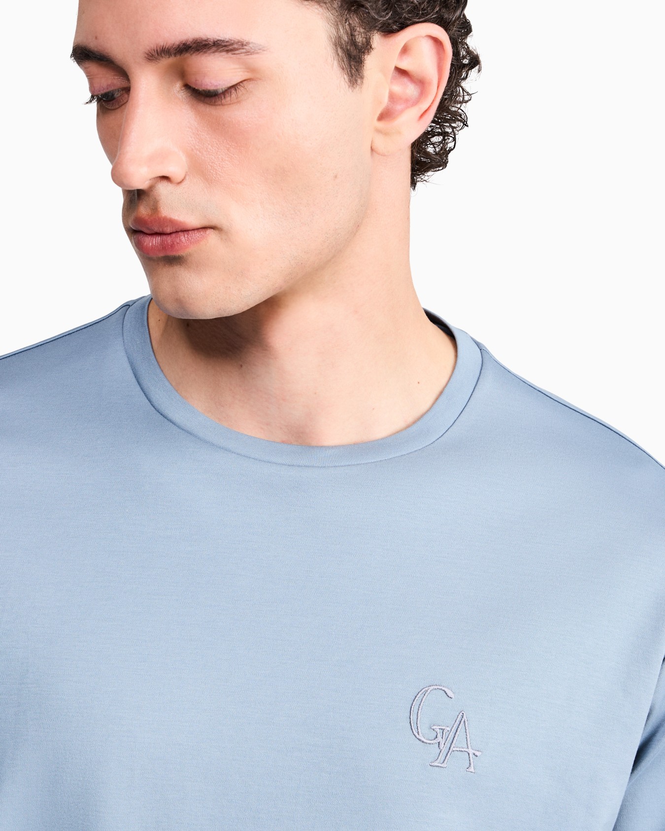 T-shirt Regular fit organic cotton interlock jersey Slide 6
