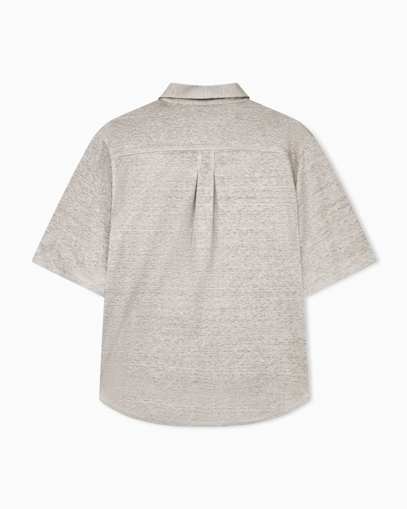 Shirt oversized in pure linen single jersey Slide 2
