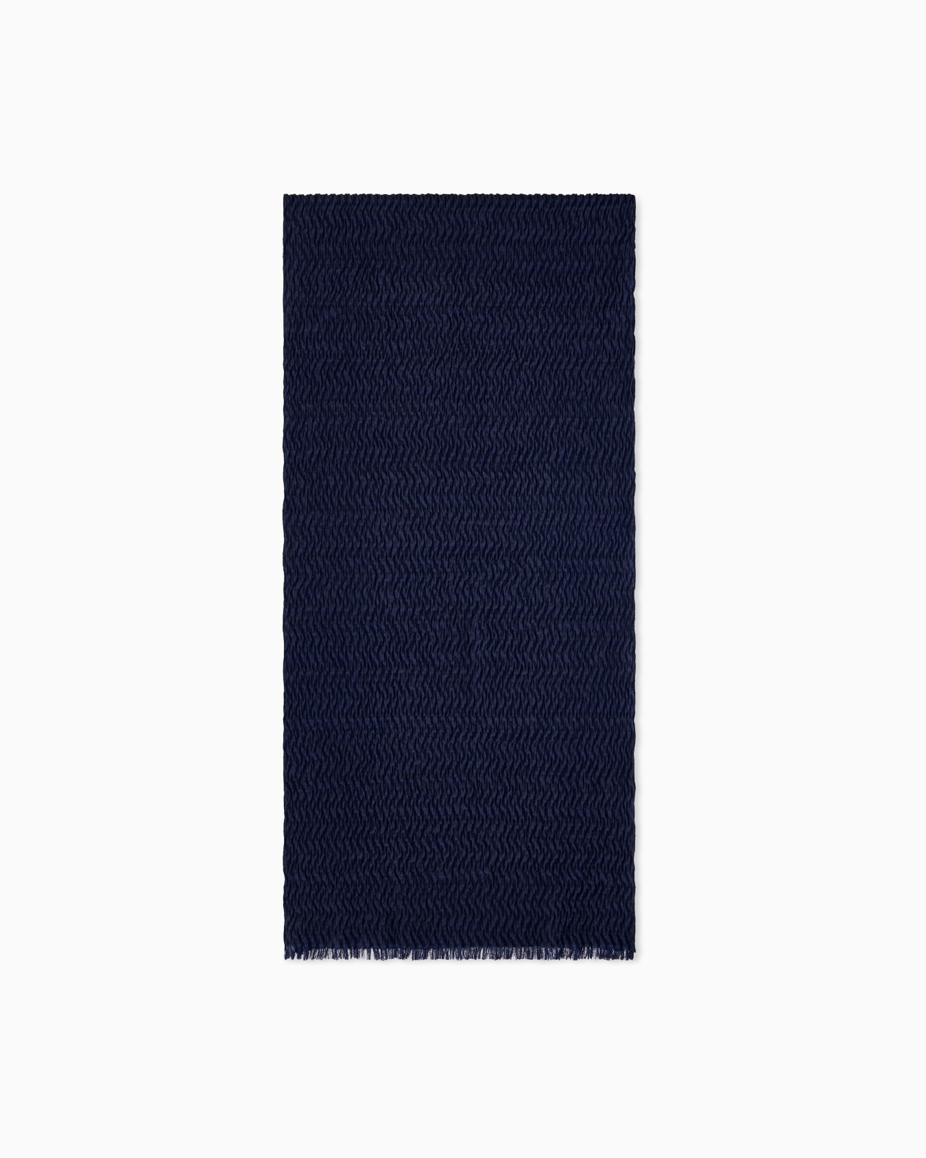 Stole in silk-blend jacquard with round logo Slide 0