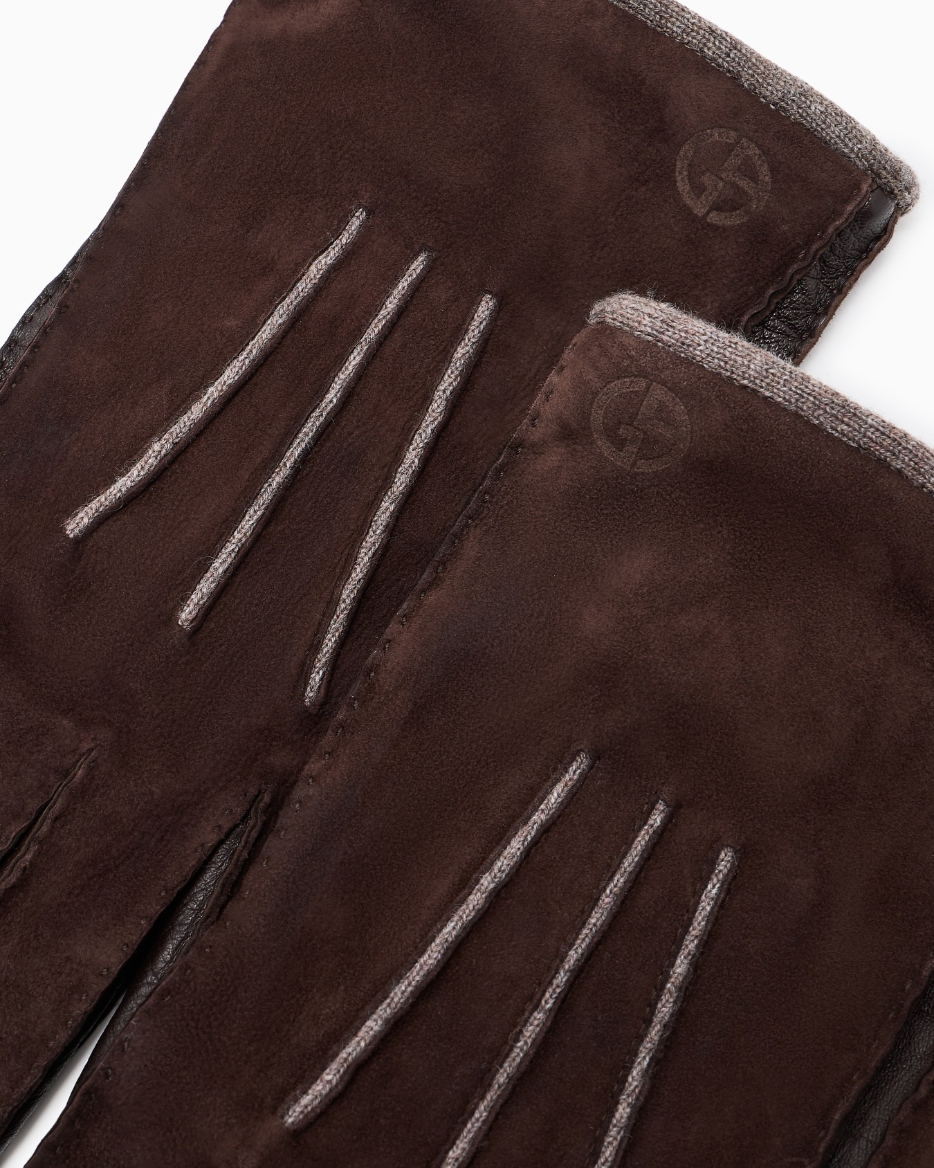 Glove in suede with cashmere lining Slide 1