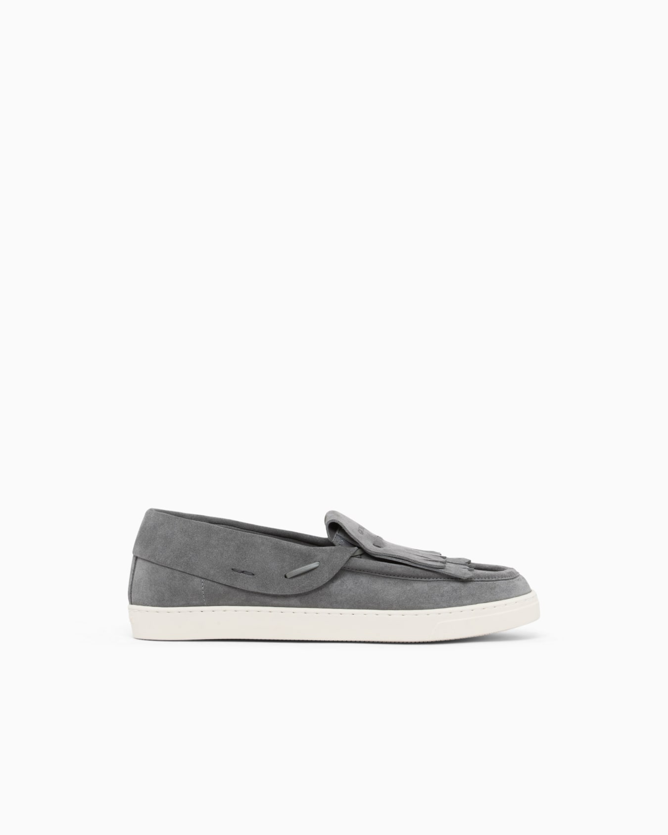Loafer aus Wildleder mit Fransen und Gummisohle Folie 0