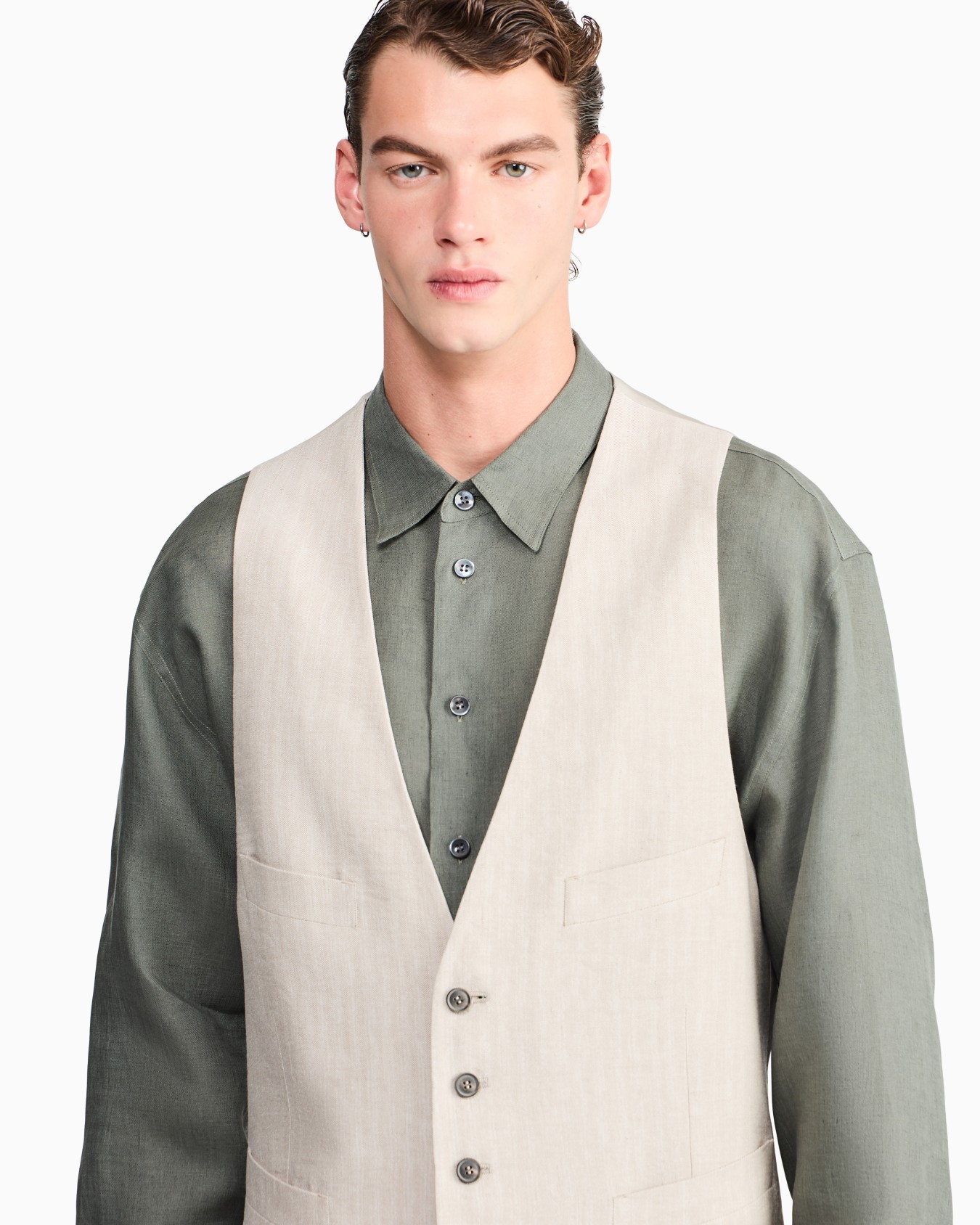  Armani/Archivio SS1990 single-breasted waistcoat Slide 6
