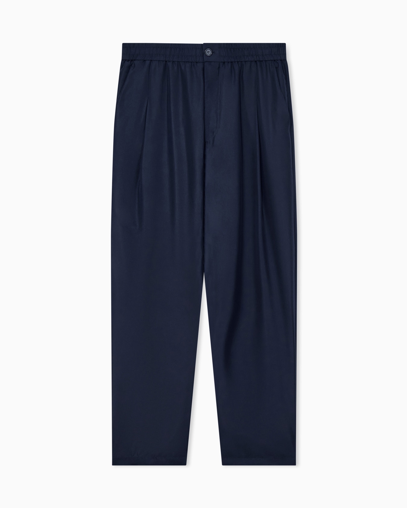 Trouser regular fit silk habotai with cupro lining Slide 0