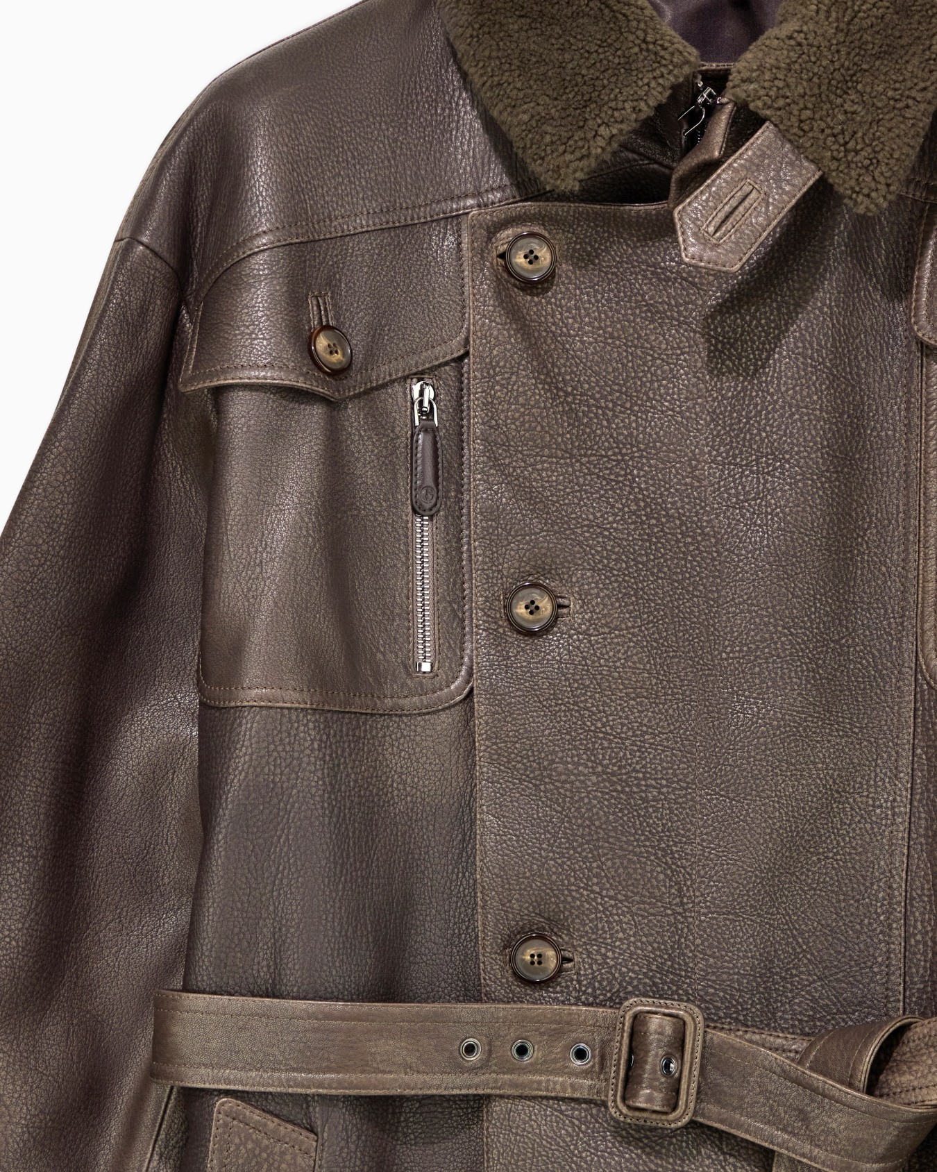 Leather Outerwear Slide 4