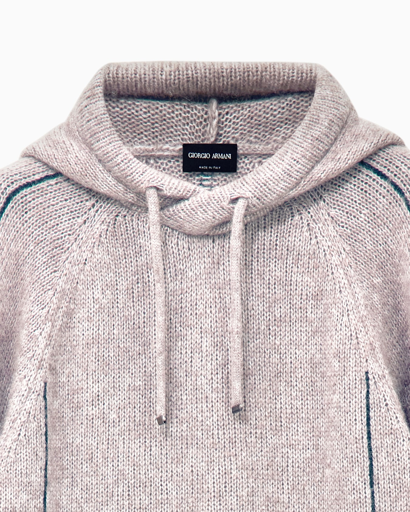 Sweater oversized plain knit in alpaca and wool Slide 4
