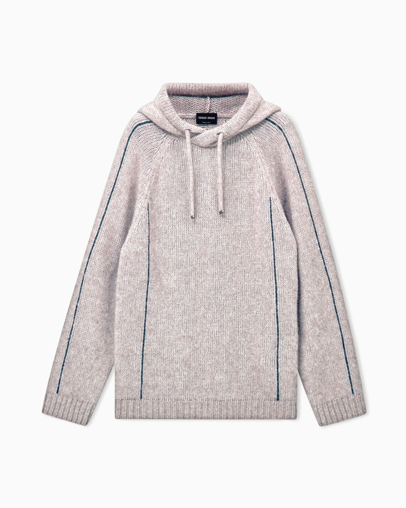 Sweater oversized plain knit in alpaca and wool Slide 0