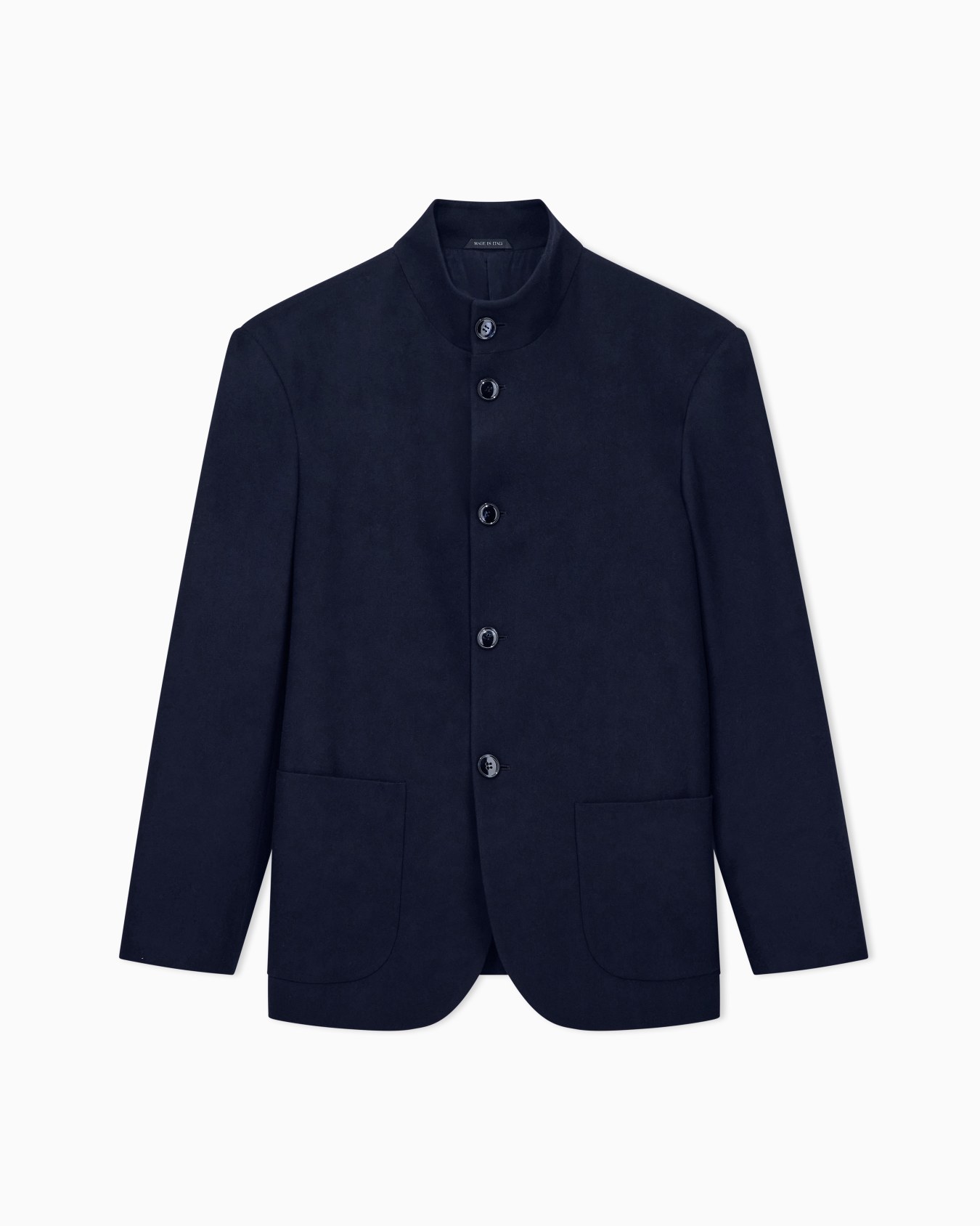 Blazer One Shot regular fit in fluid virgin wool Slide 0
