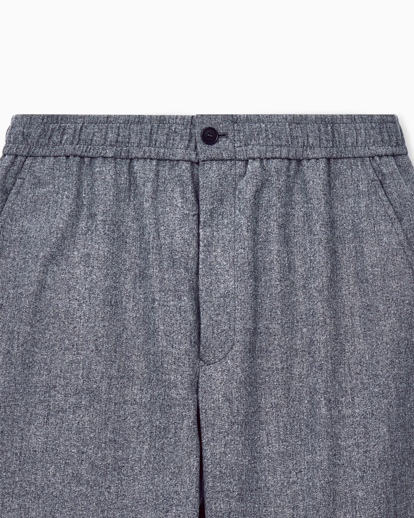 Oversized trousers in wool and cashmere with denim effect Slide 4