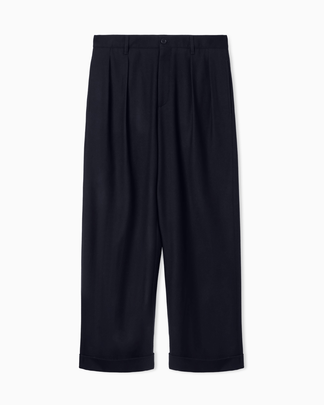 Giorgio Armani for Alanui pure virgin wool double-pleat trousers Slide 0