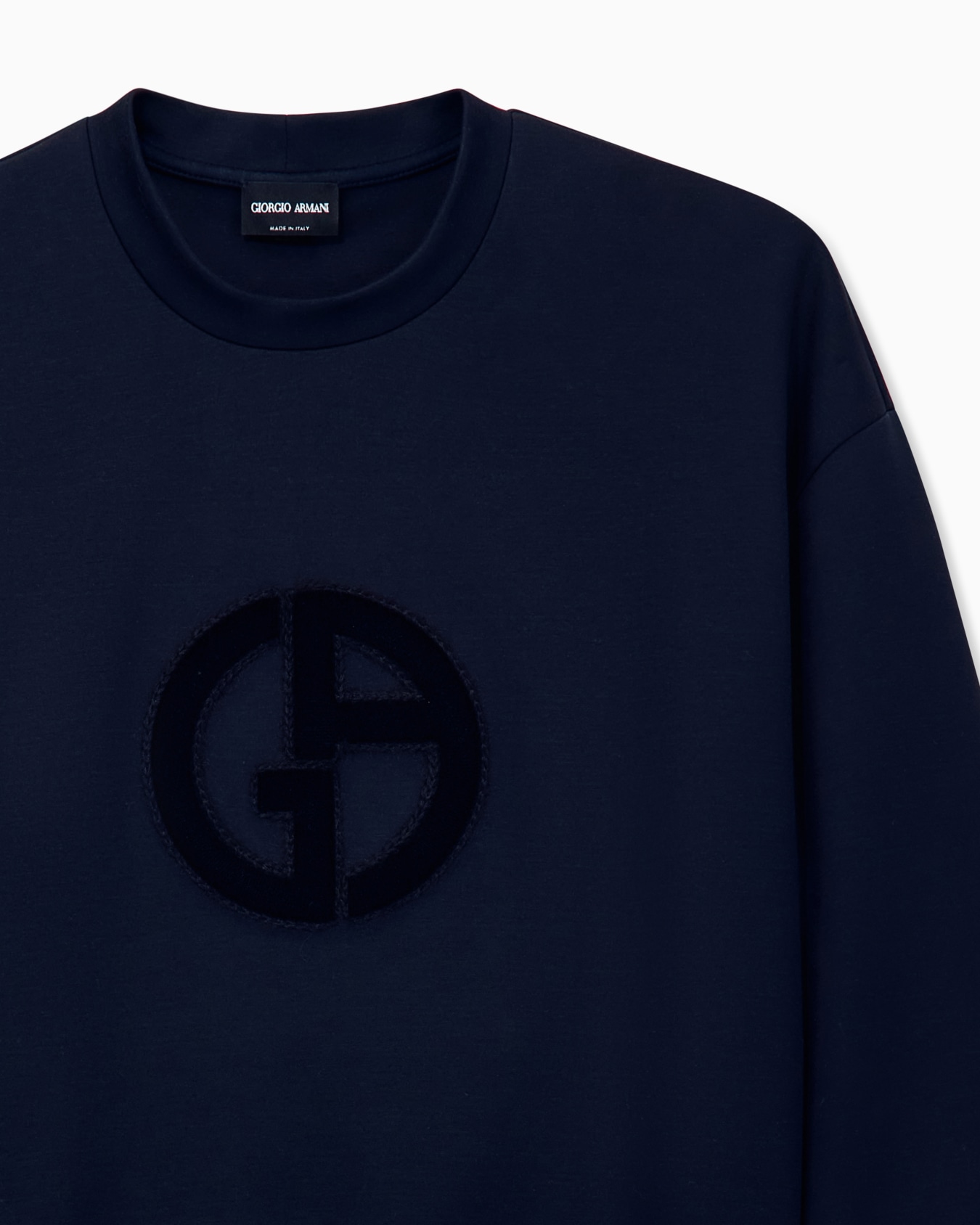 Sweatshirt mit Rundhalsausschnitt und geprägtem Logo Folie 2