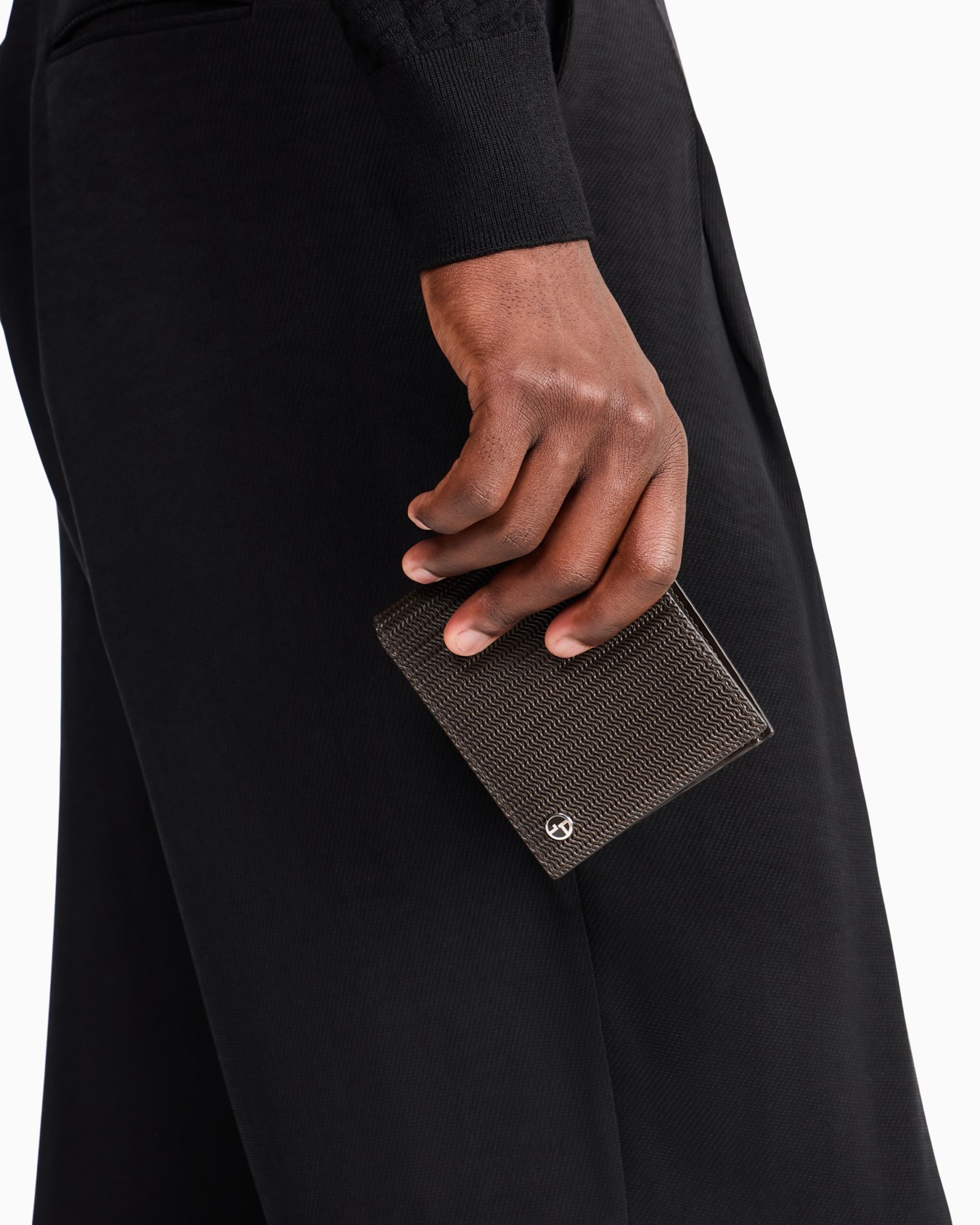 Card holder in wave print leather for 6 cards Slide 3