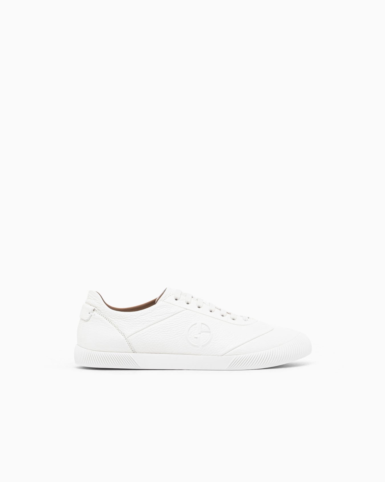 Sneaker in leather with a rubber sole Slide 0