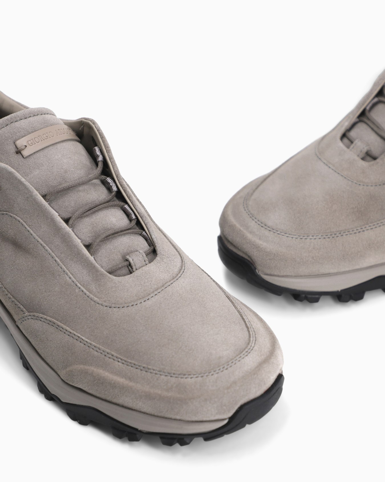Laced Shoe in suede and leather Slide 4