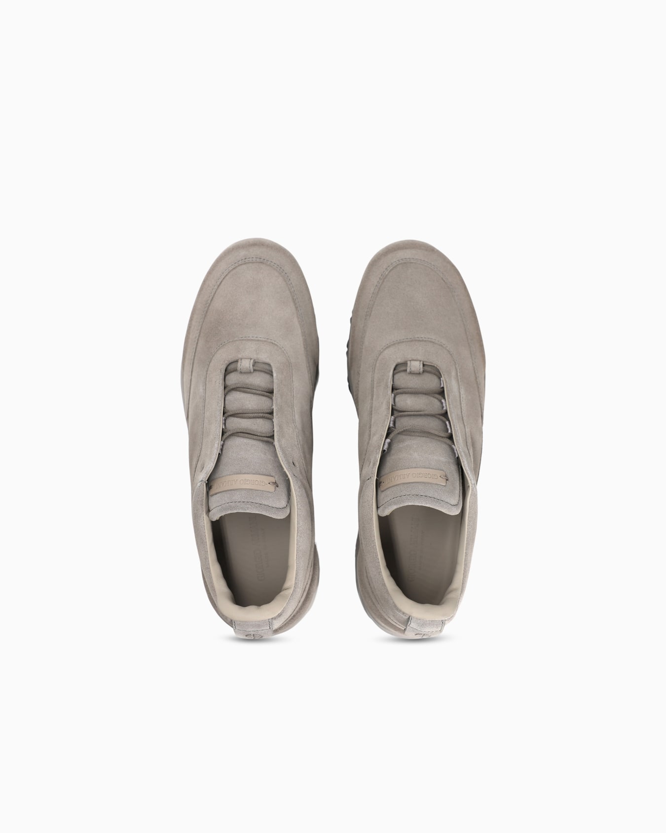 Laced Shoe in suede and leather Slide 2
