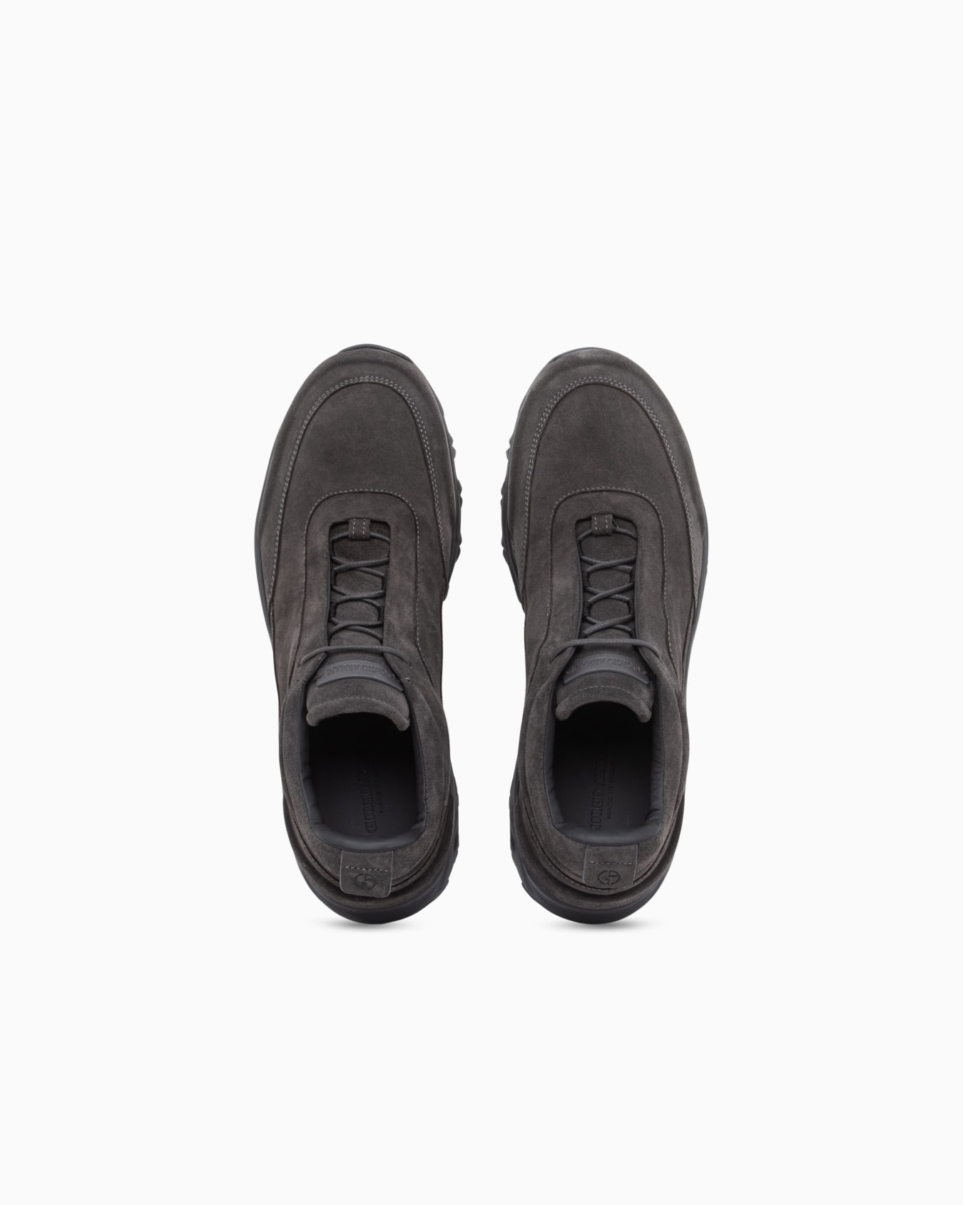 Laced Shoe in suede and leather Slide 2