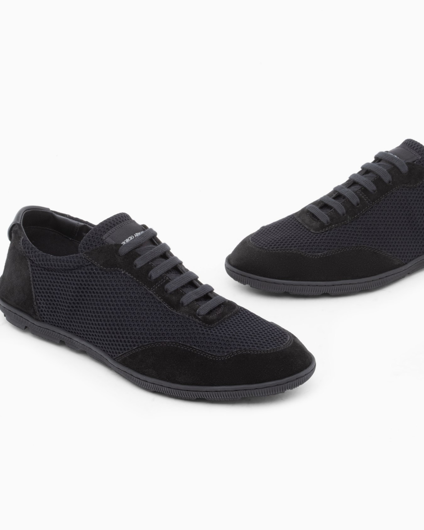 Sneakers in suede and mesh with leather and a rubber sole Slide 4