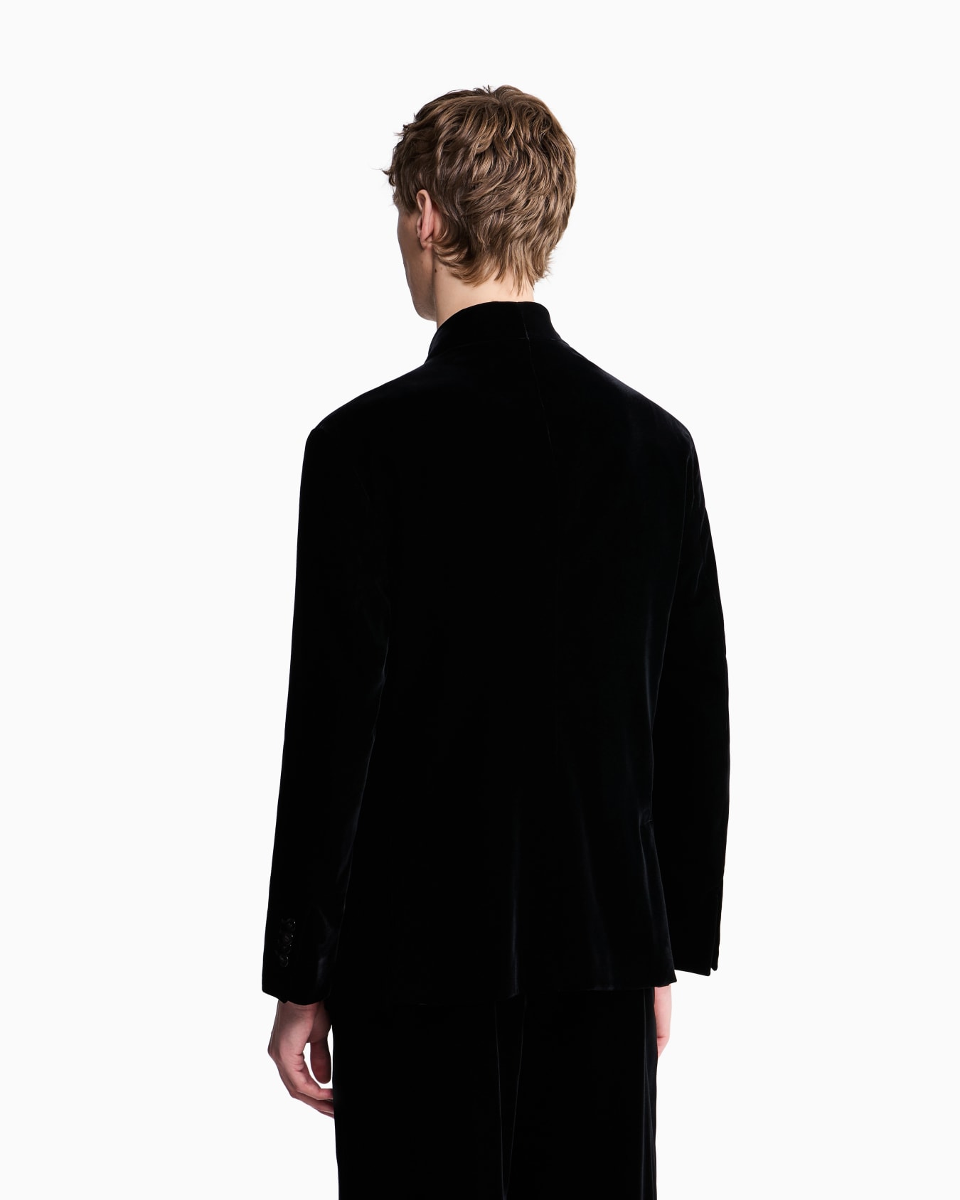 Blazer One Shot en velours lisse de viscose et cupro Diapositive 5