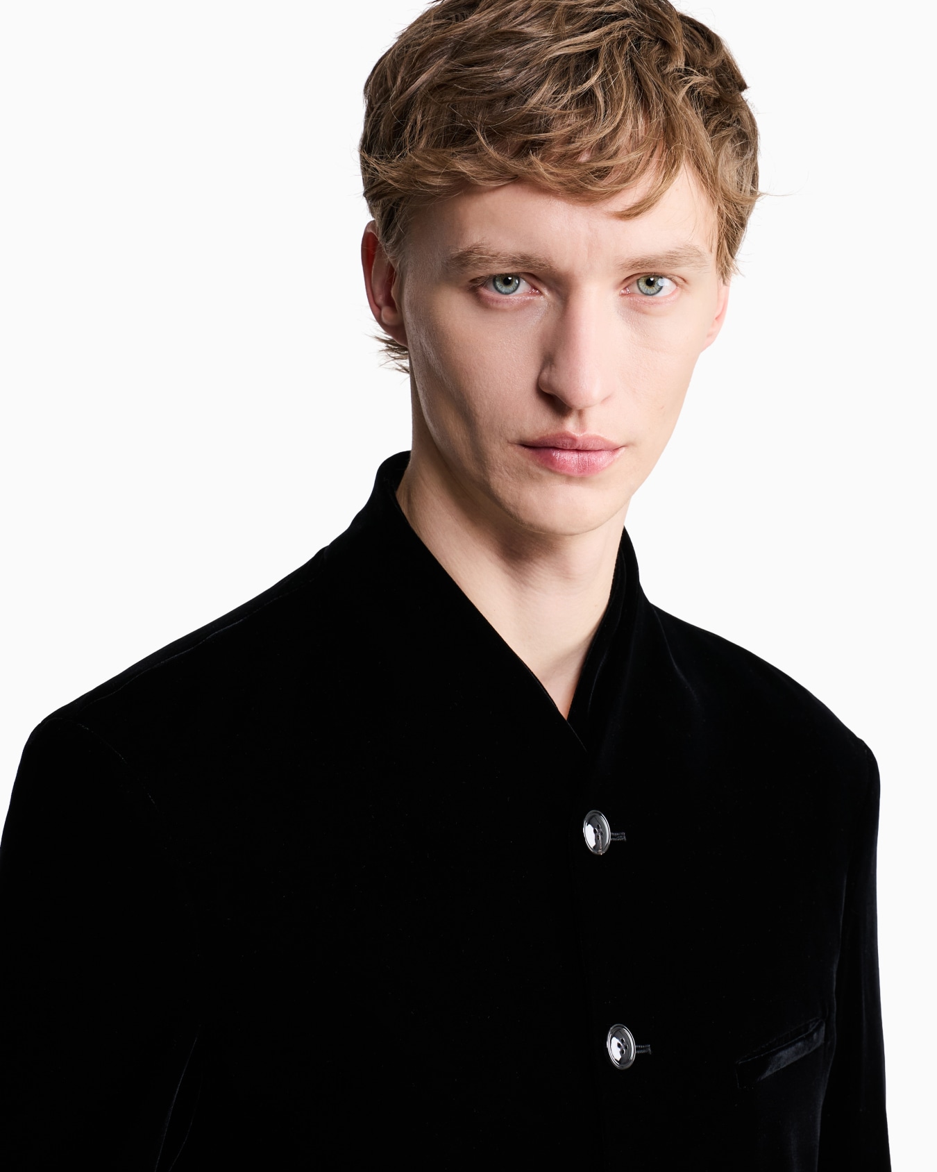 Blazer One Shot en velours lisse de viscose et cupro Diapositive 6