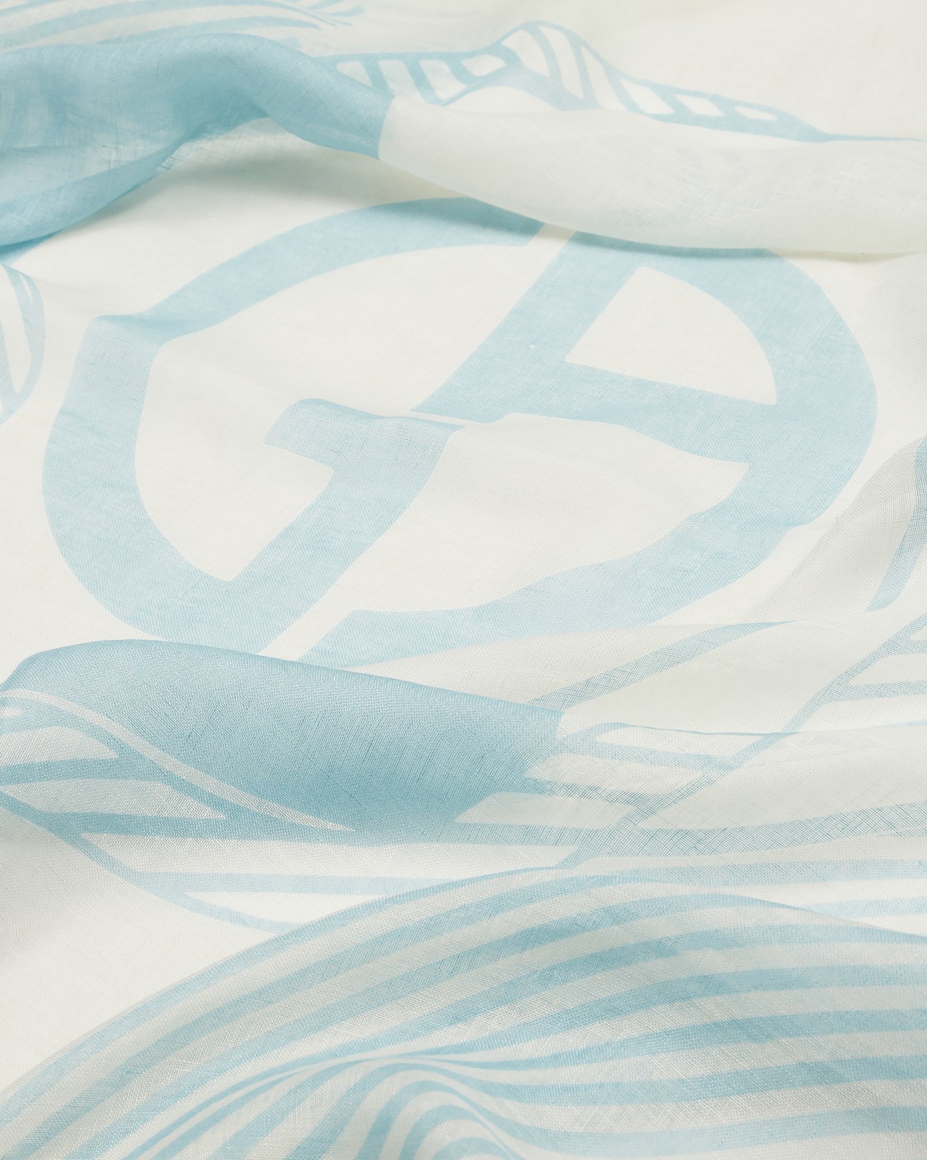 Printed linen stole Slide 1