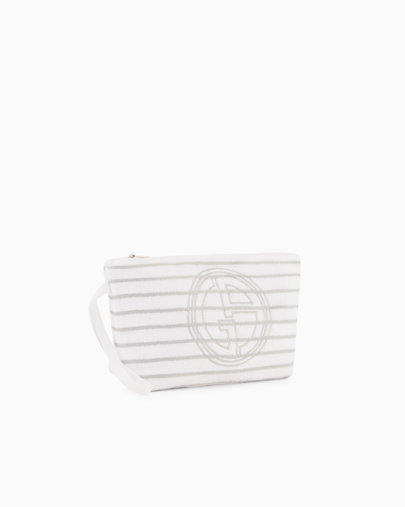 Cotton terry clutch bag Slide 1