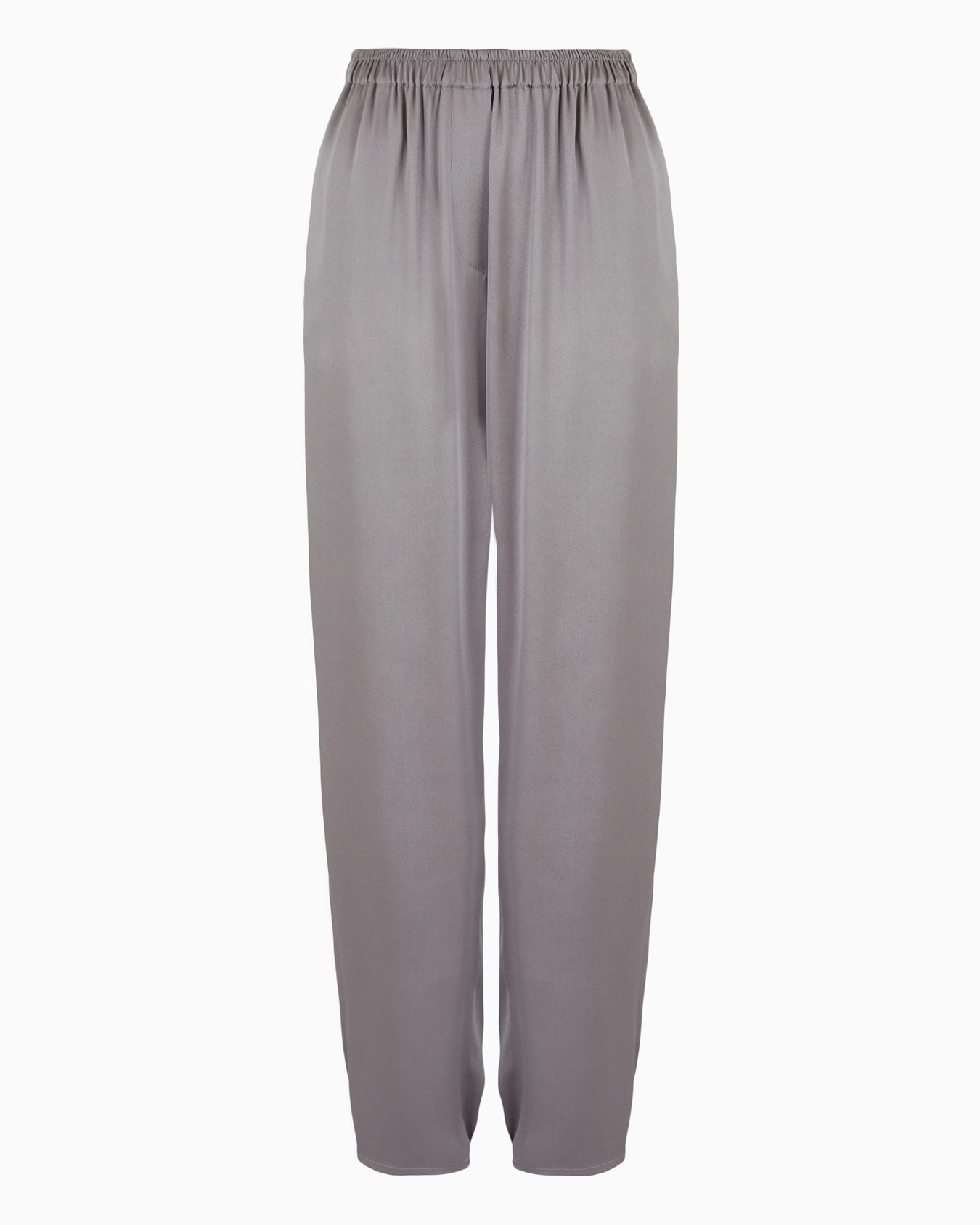 Double silk-satin joggers Slide 0
