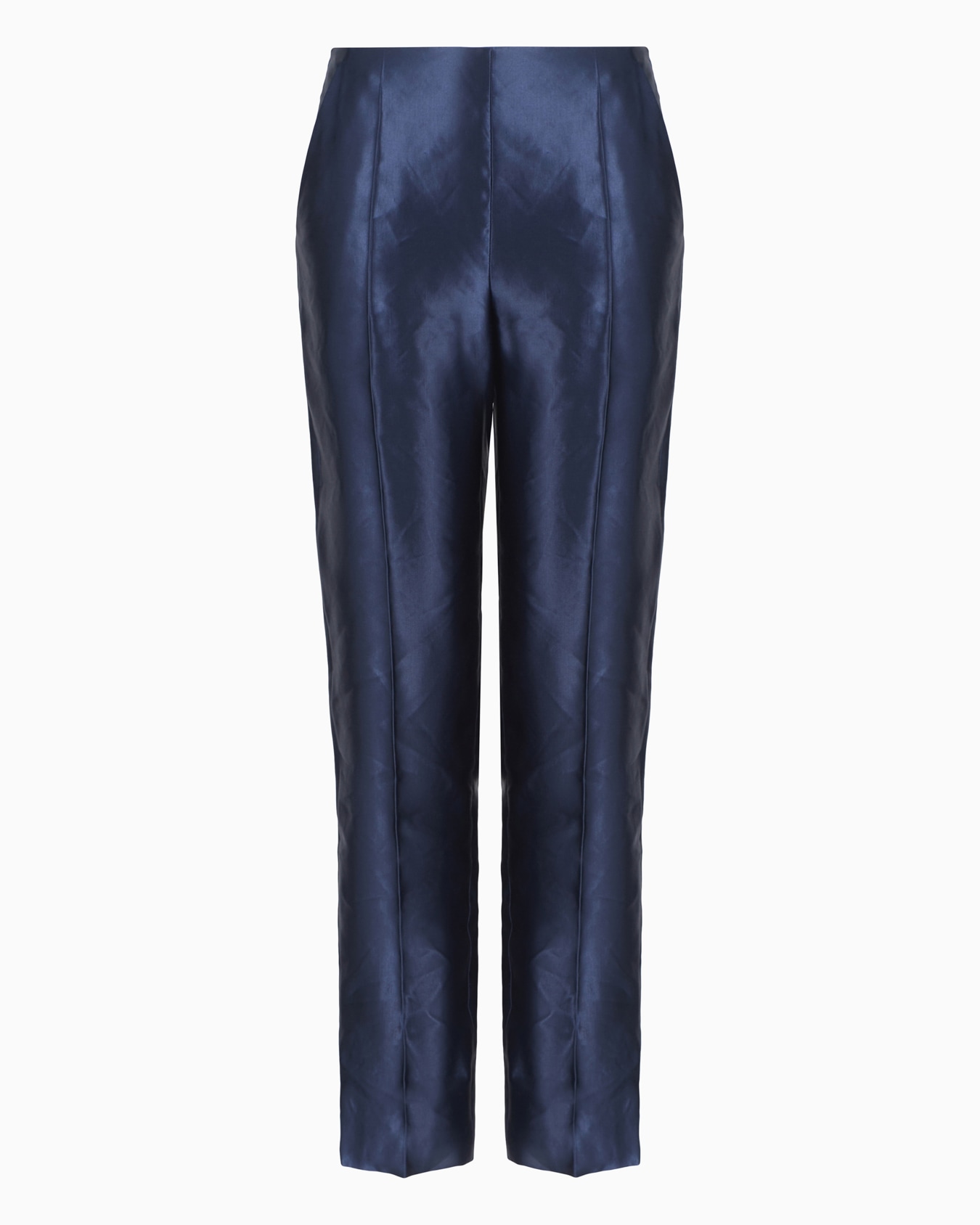 Enzyme-treated linen and silk trousers Slide 0