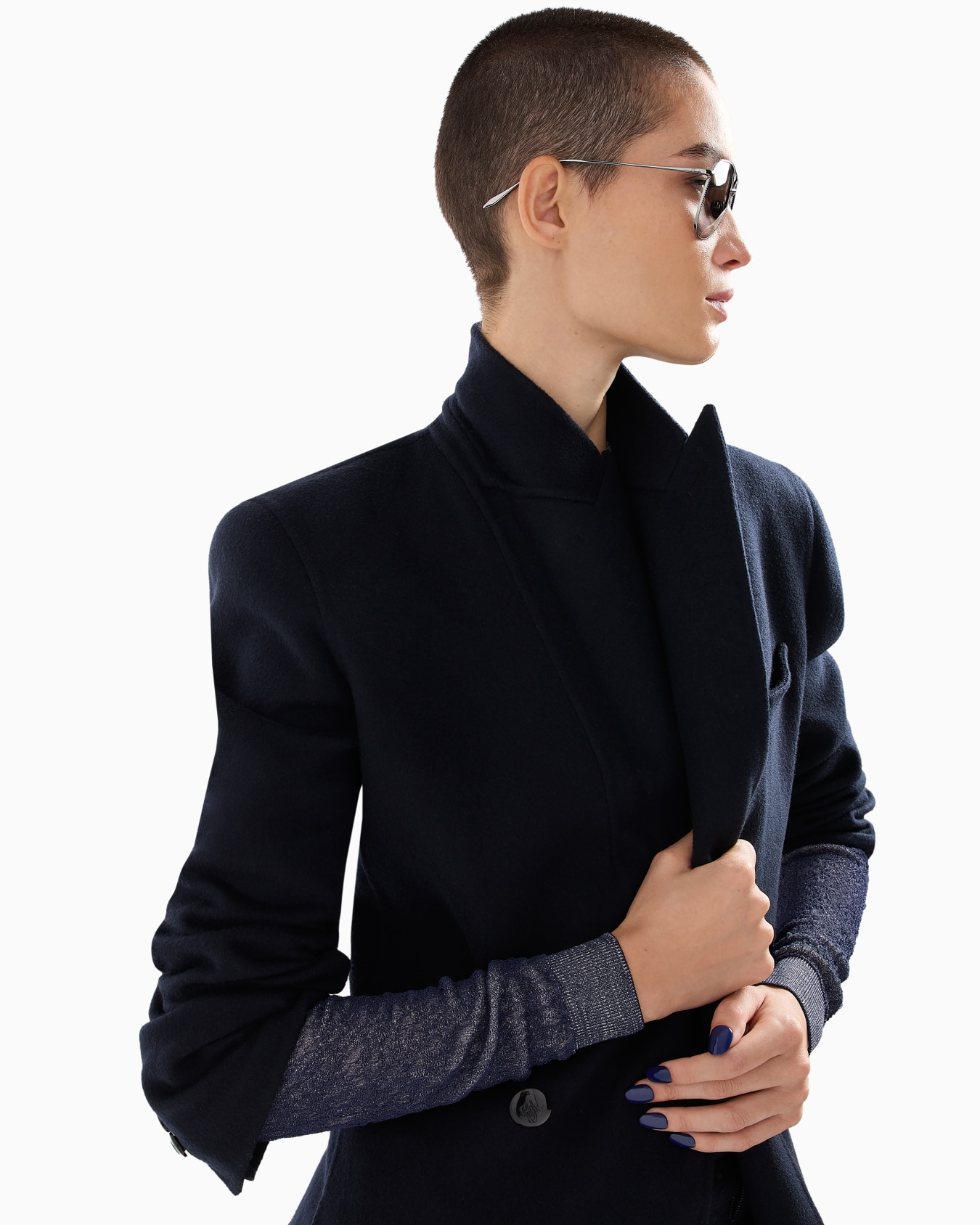 Manteau à double boutonnage en laine vierge Diapositive 6