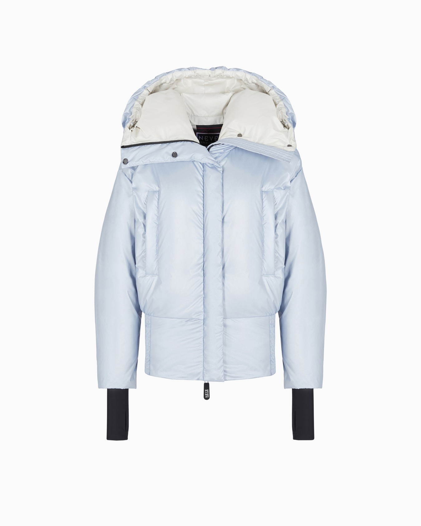 Giorgio Armani Neve padded jacket in pearlescent fabric Slide 0