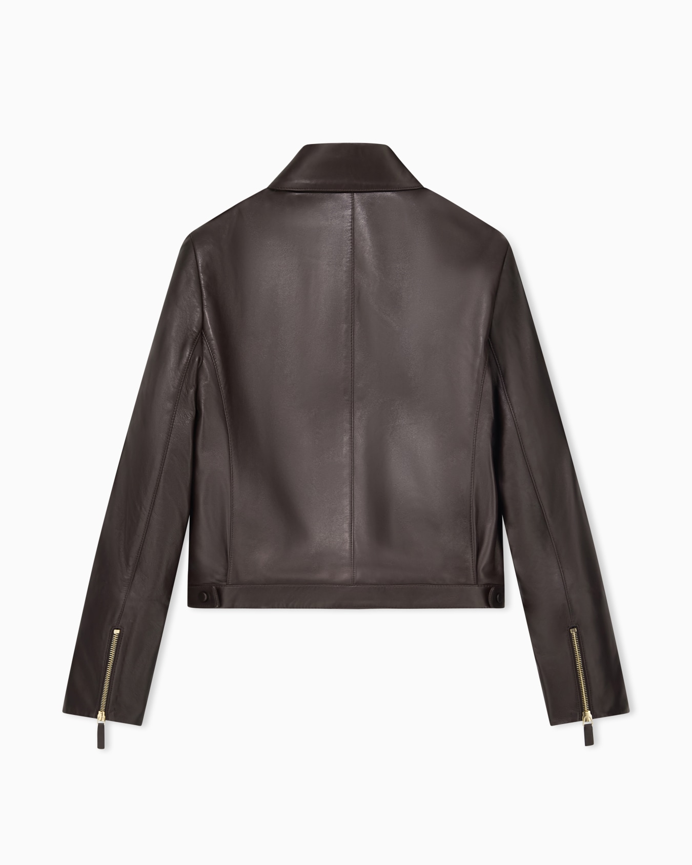 Short nappa-leather jacket Slide 3