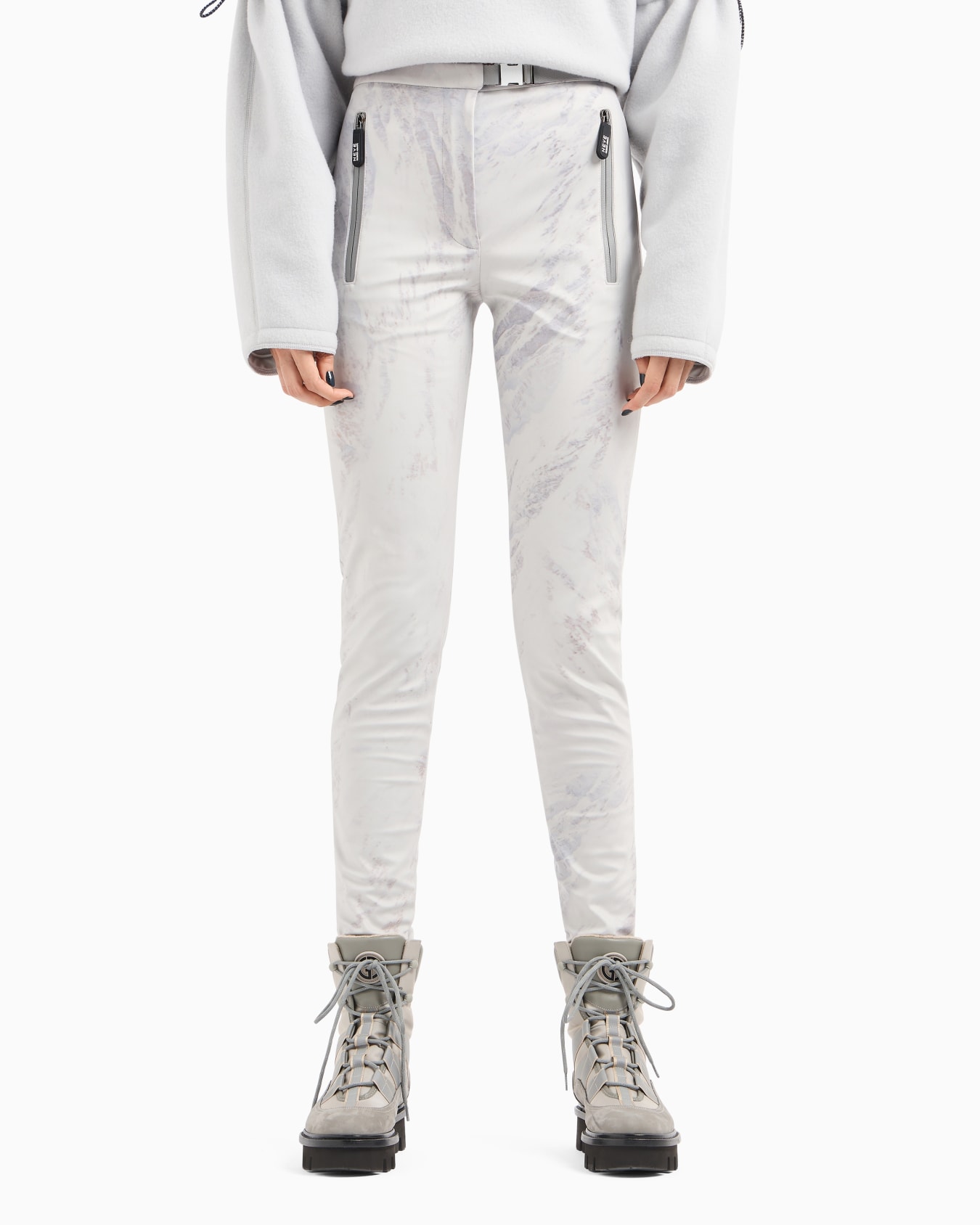 Giorgio Armani Neve ski leggings in printed reflex technical jersey Slide 4