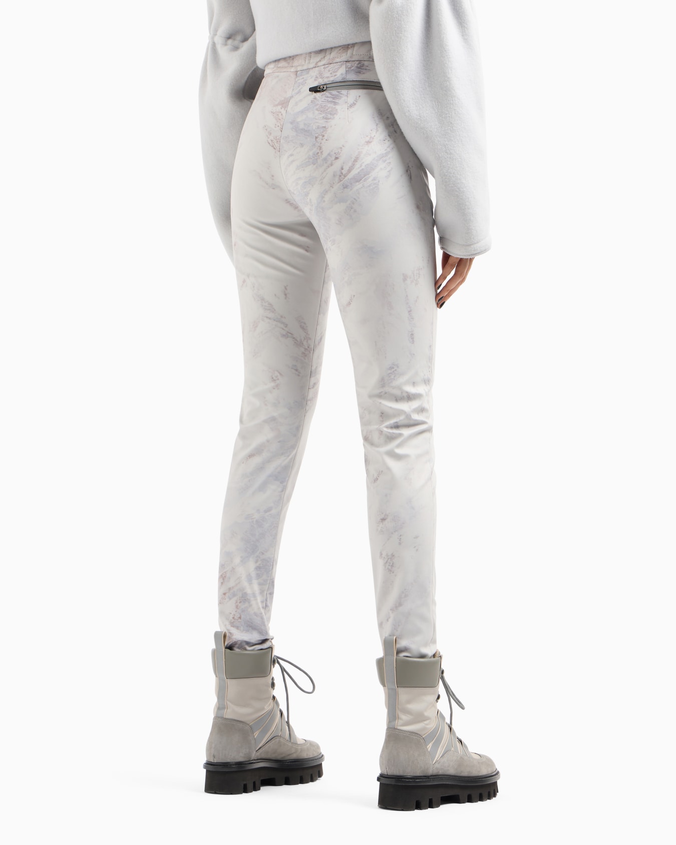 Giorgio Armani Neve ski leggings in printed reflex technical jersey Slide 3